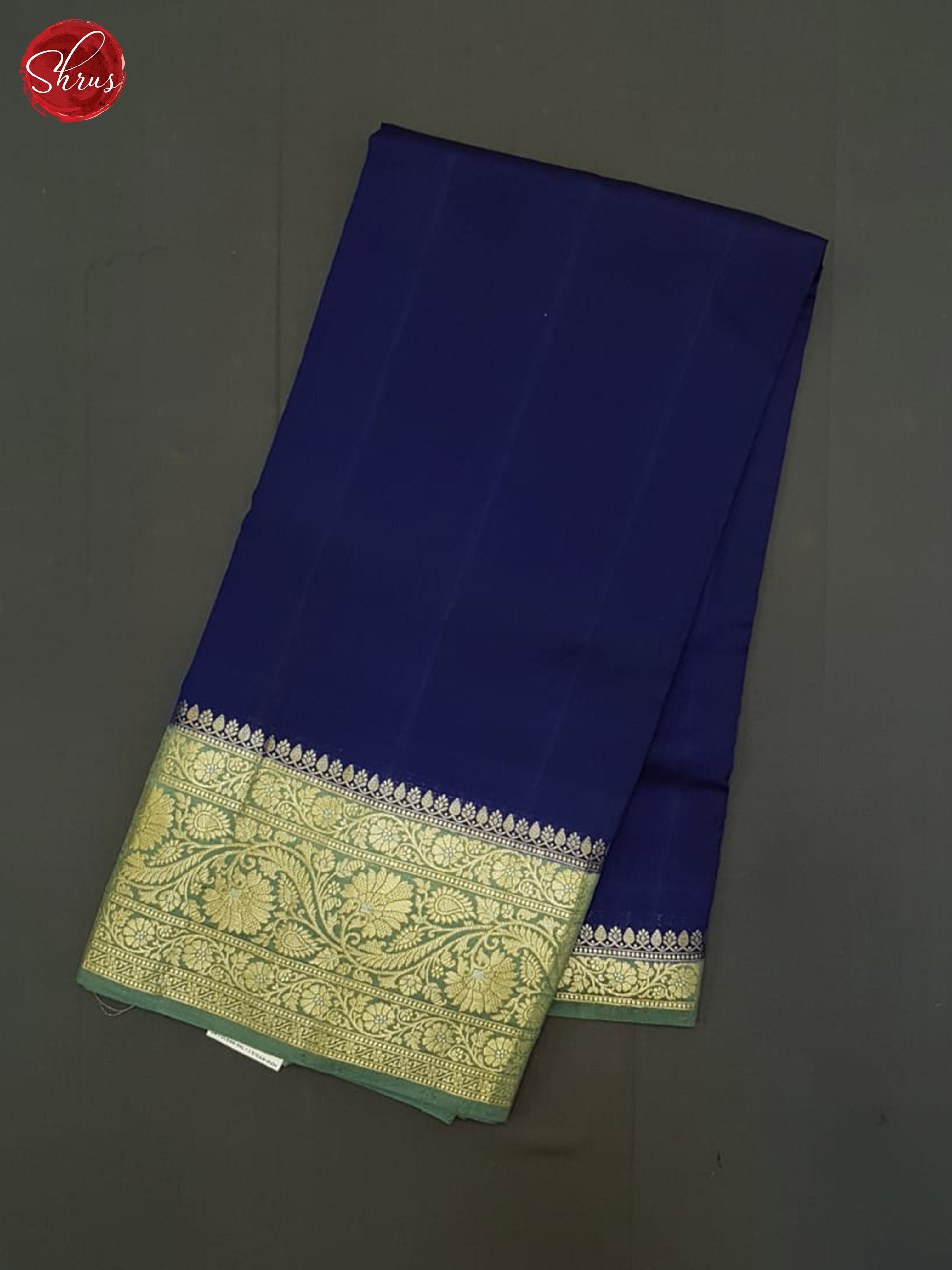 Blue And Grey- Tussar Saree - Shop on ShrusEternity.com