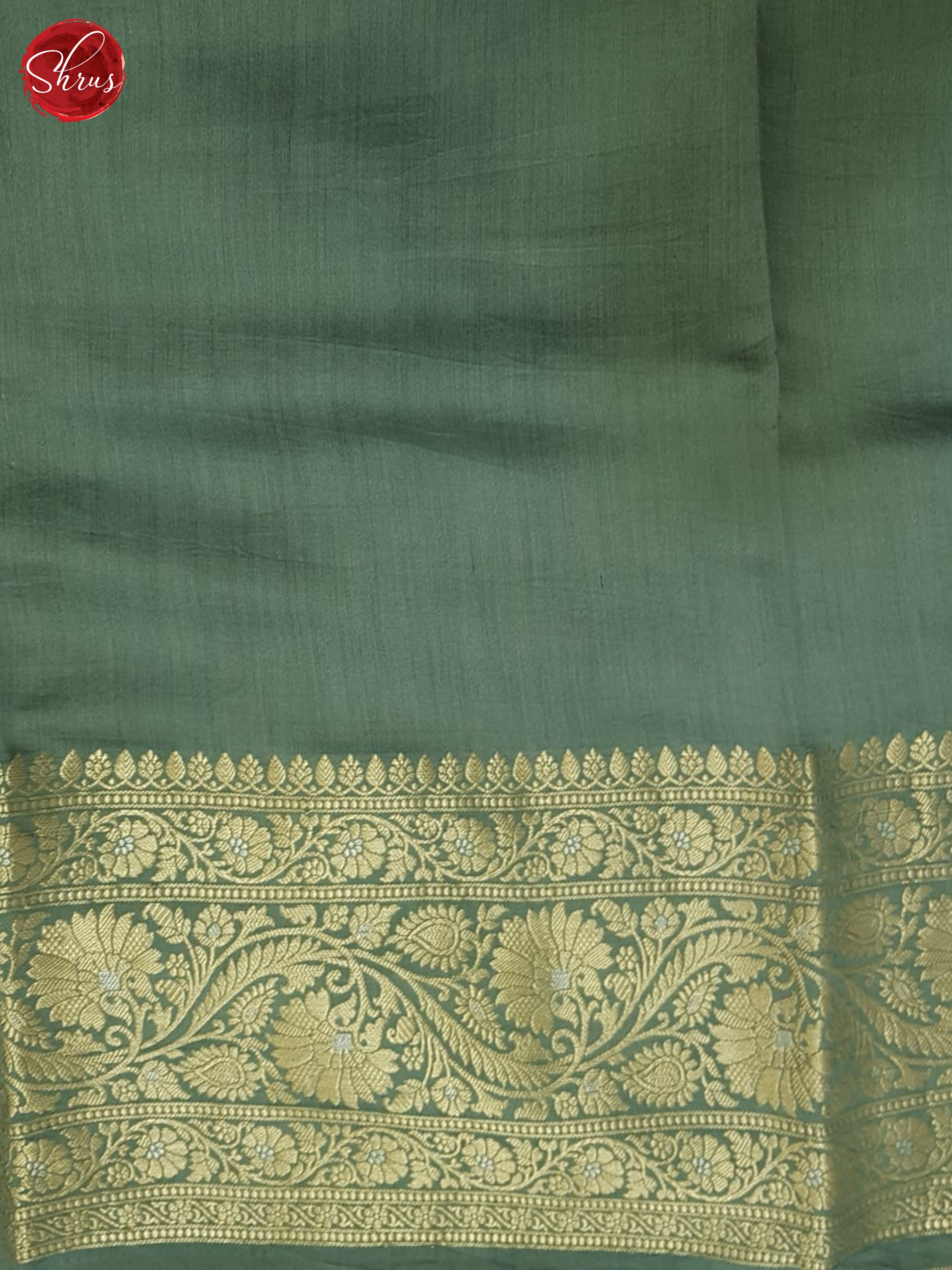 Blue And Grey- Tussar Saree - Shop on ShrusEternity.com