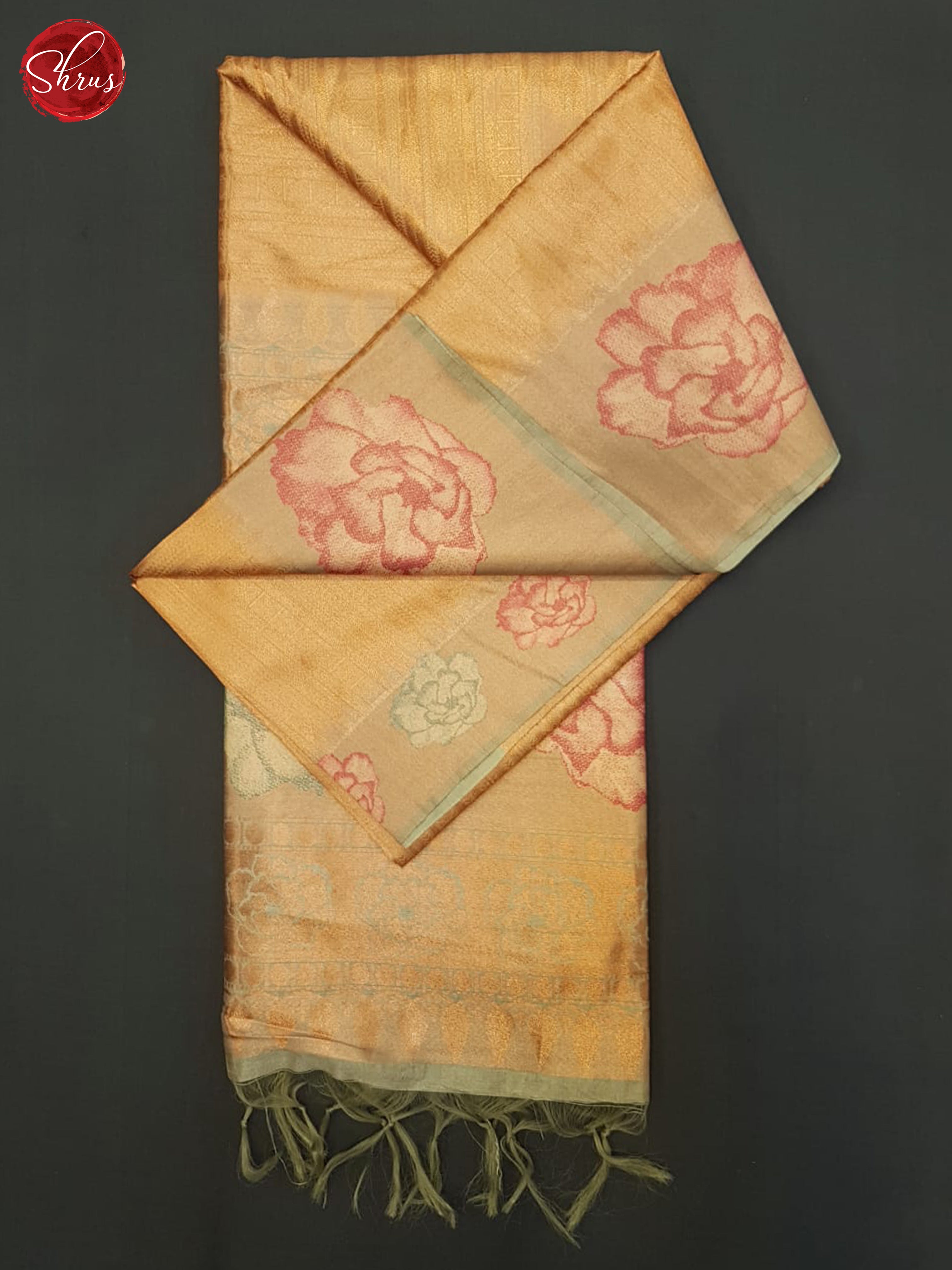 Copper- Semi Tussar Saree - Shop on ShrusEternity.com