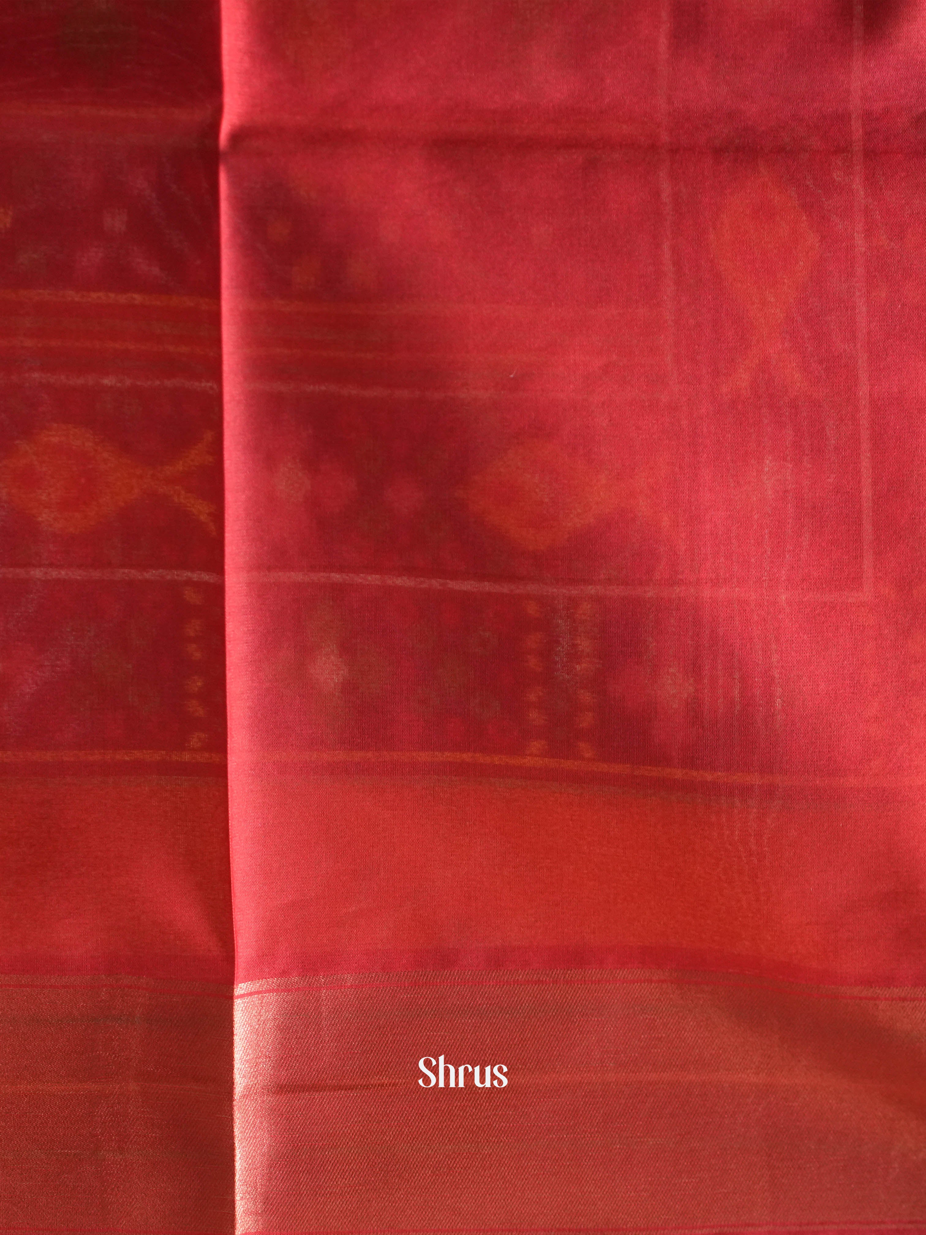 Yellow & Pink - Semi Tussar Saree - Shop on ShrusEternity.com