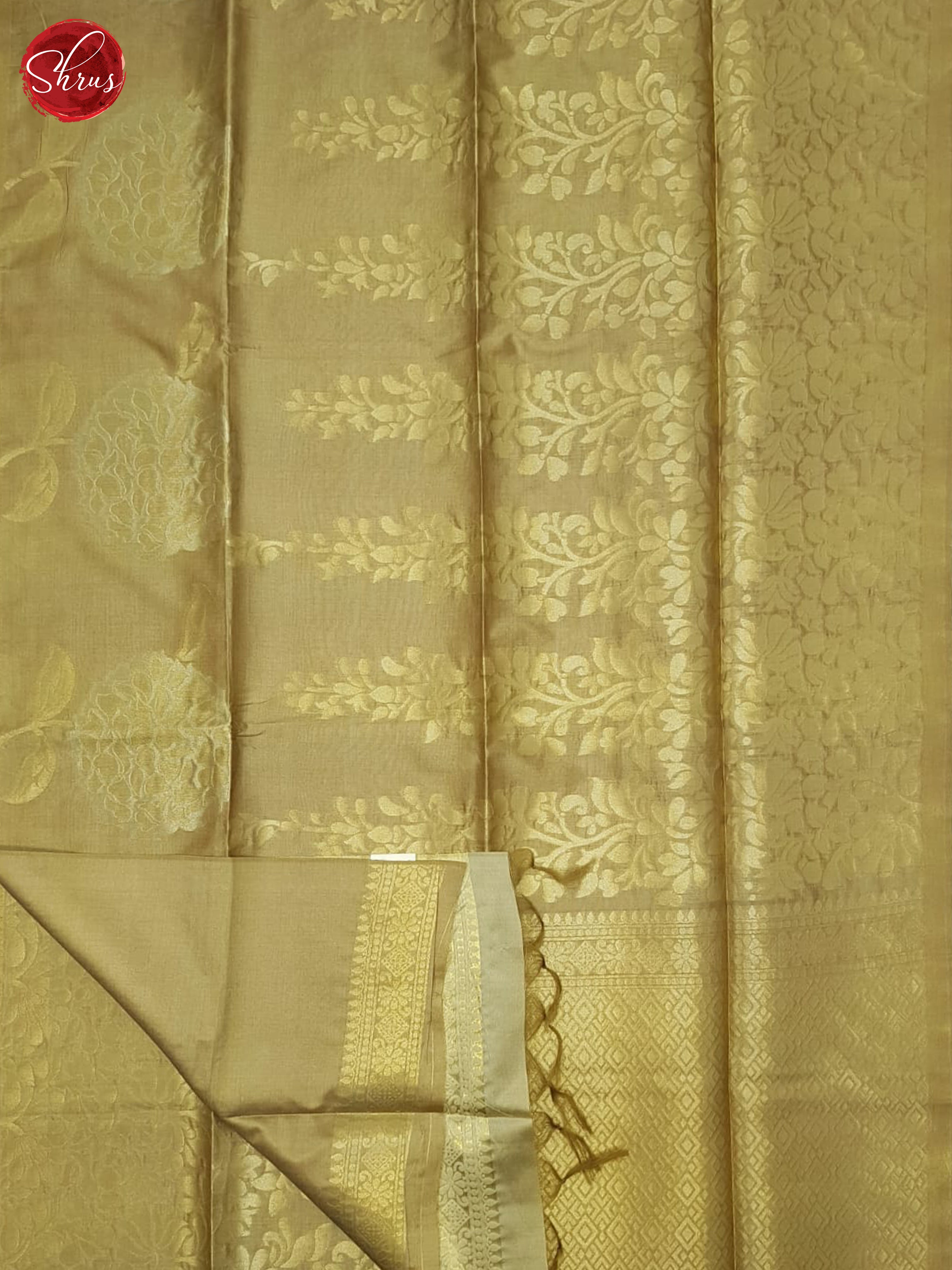 Brown(Single Tone) - Semi Tussar Saree - Shop on ShrusEternity.com