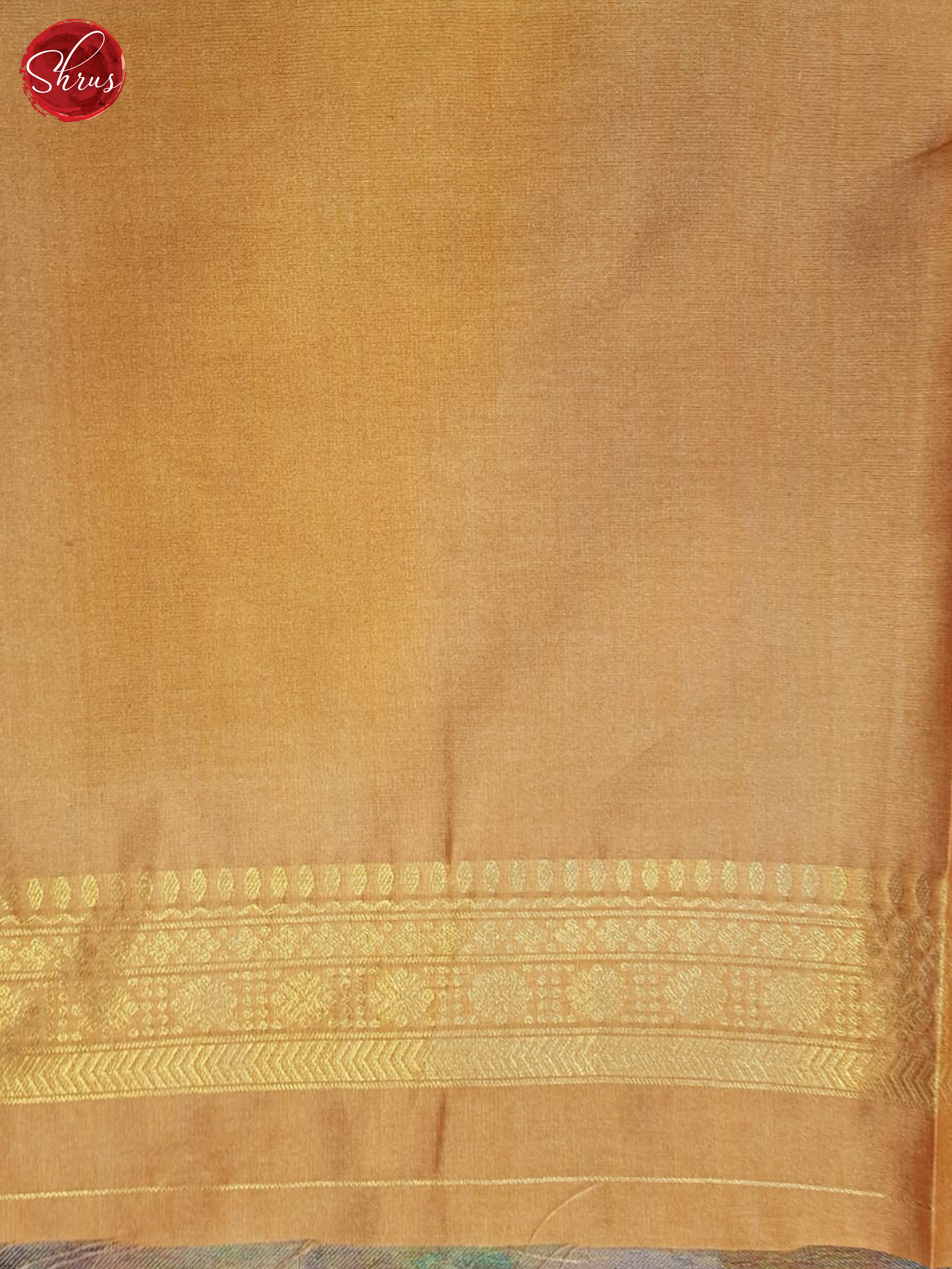Peach & Brown - Semi Tussar Saree - Shop on ShrusEternity.com