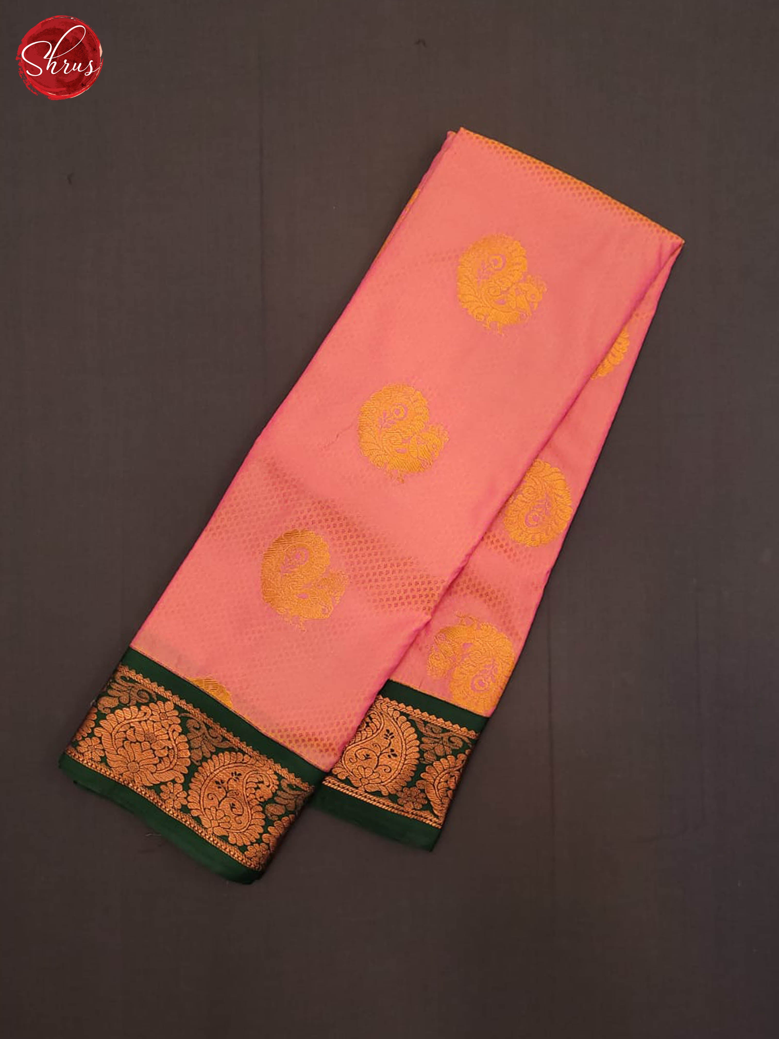 Peaches pink and Bottle green - Shop on ShrusEternity.com