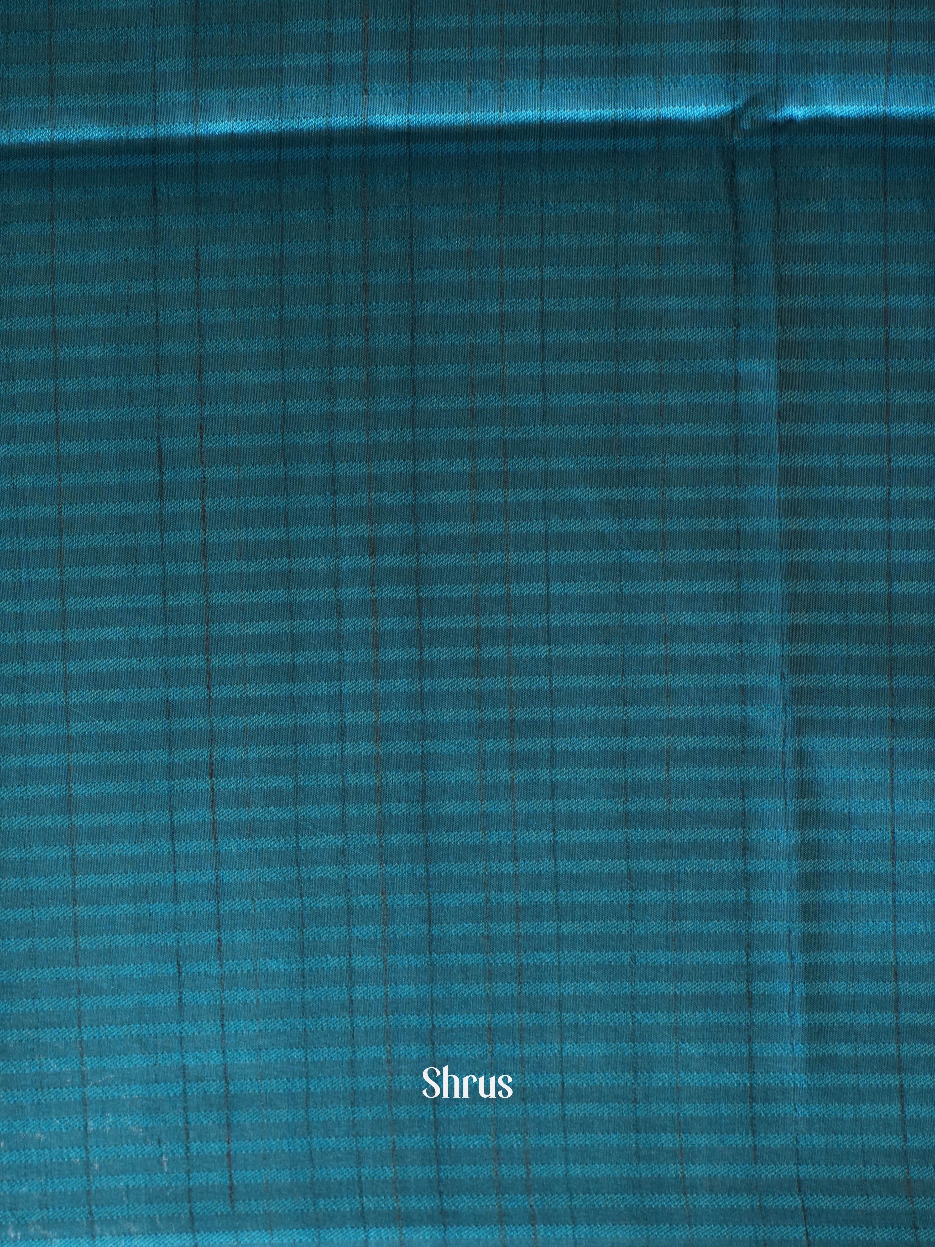 Majenta Pink & Blue- Semi Tussar Saree - Shop on ShrusEternity.com