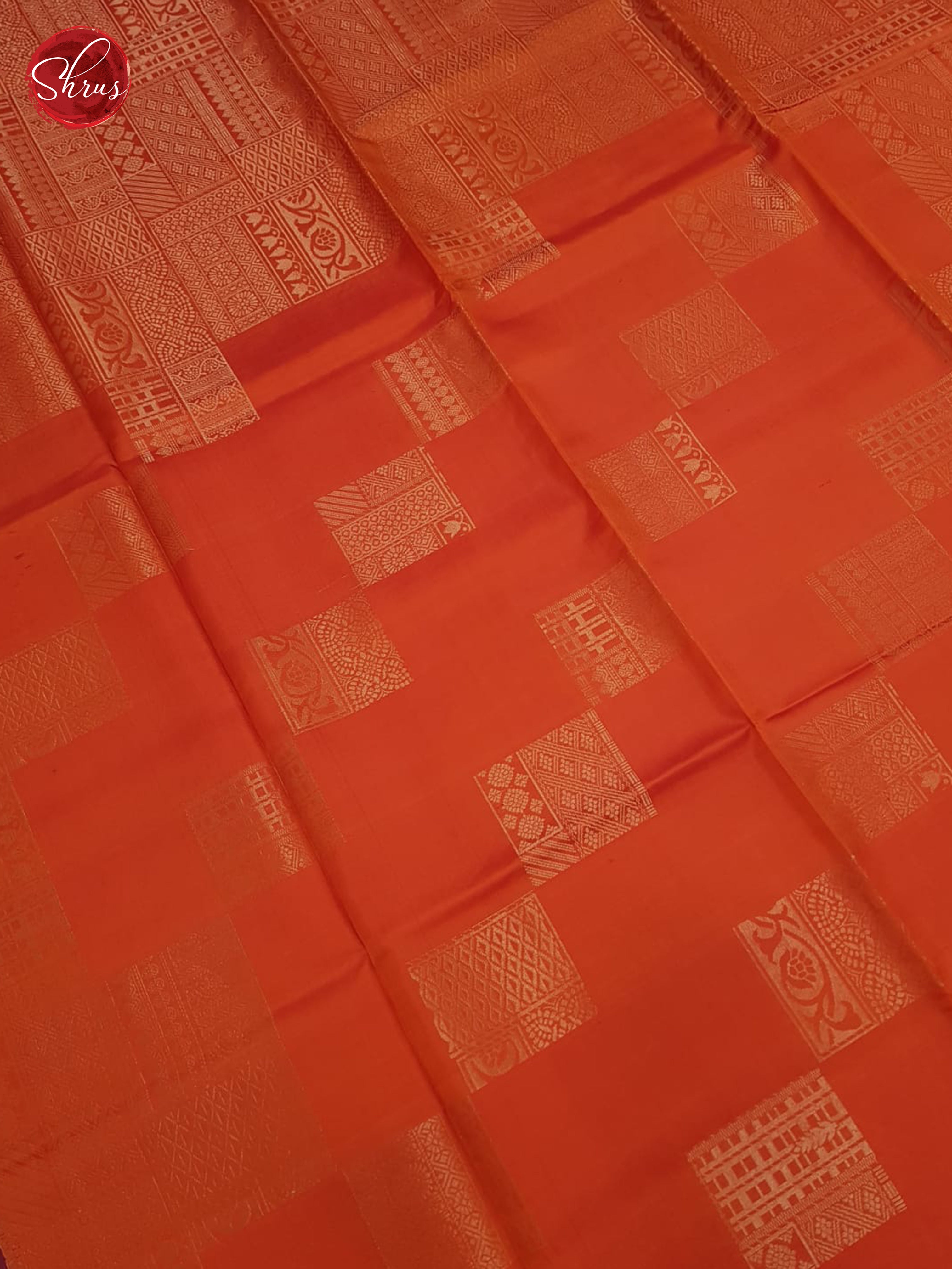 Orange And Wine-Soft silk Saree - Shop on ShrusEternity.com