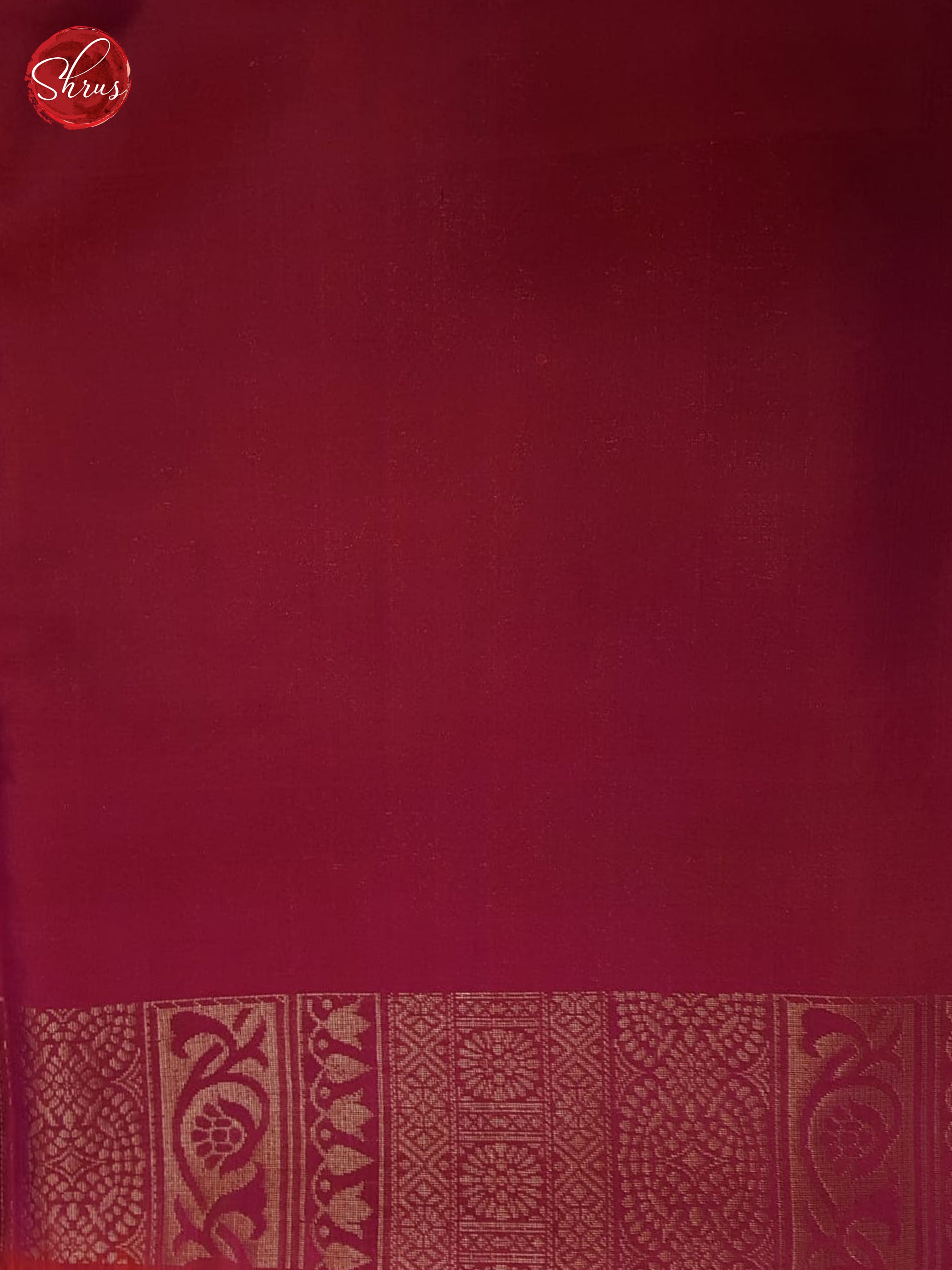 Orange And Wine-Soft silk Saree - Shop on ShrusEternity.com