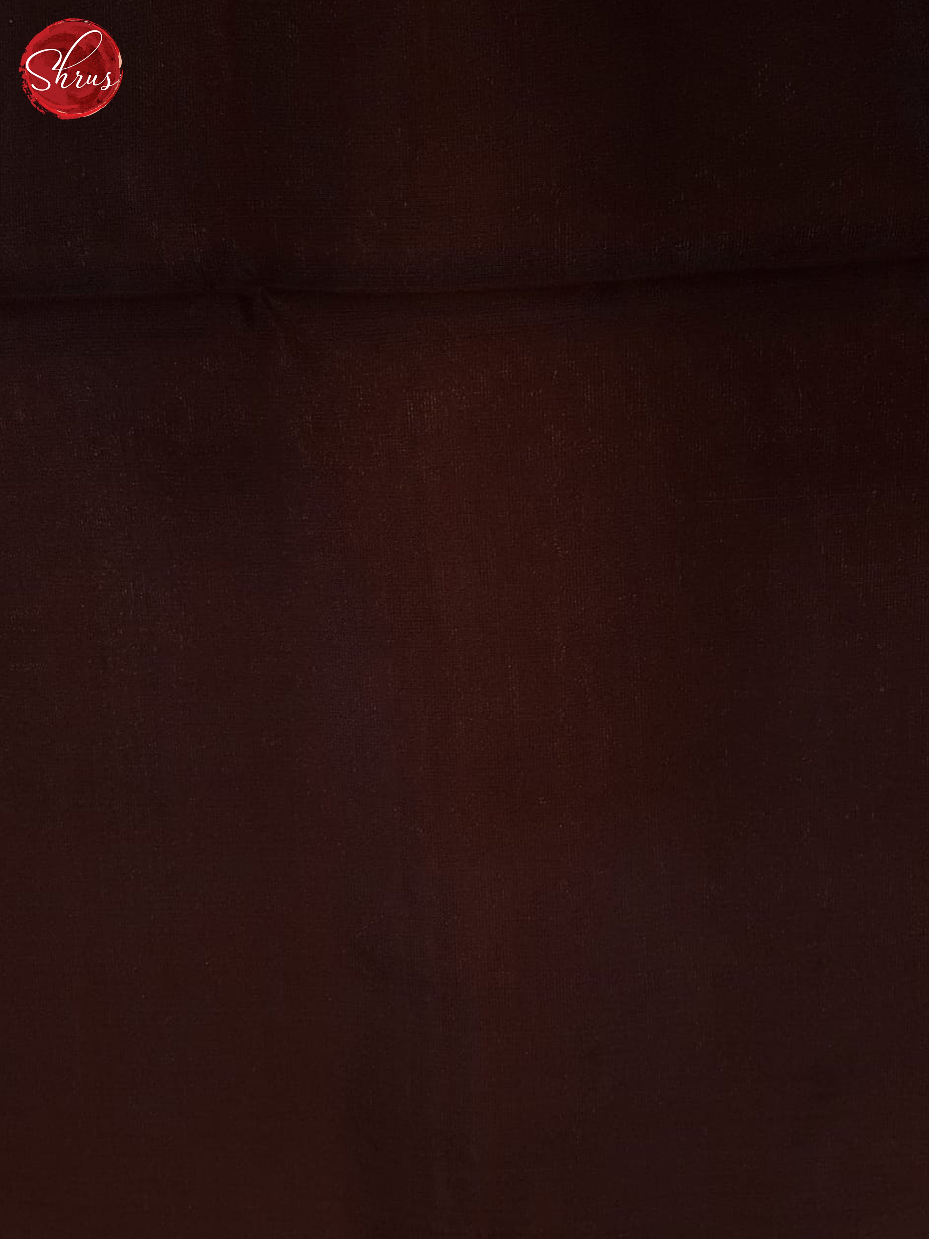 Red & Brown- Soft Silk Halfpure Saree - Shop on ShrusEternity.com