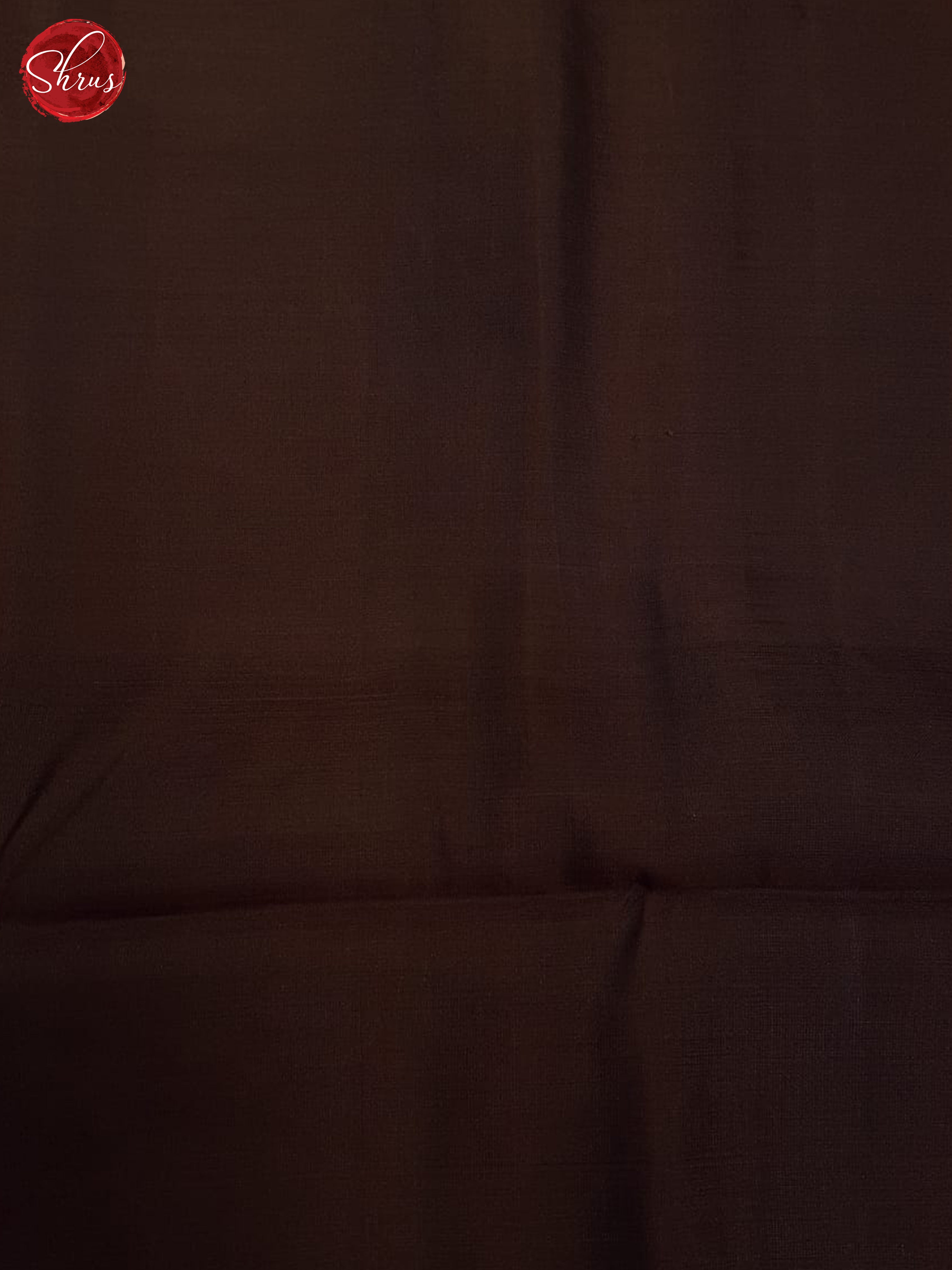 Maroon & Brown - Soft Silk Halfpure Saree - Shop on ShrusEternity.com