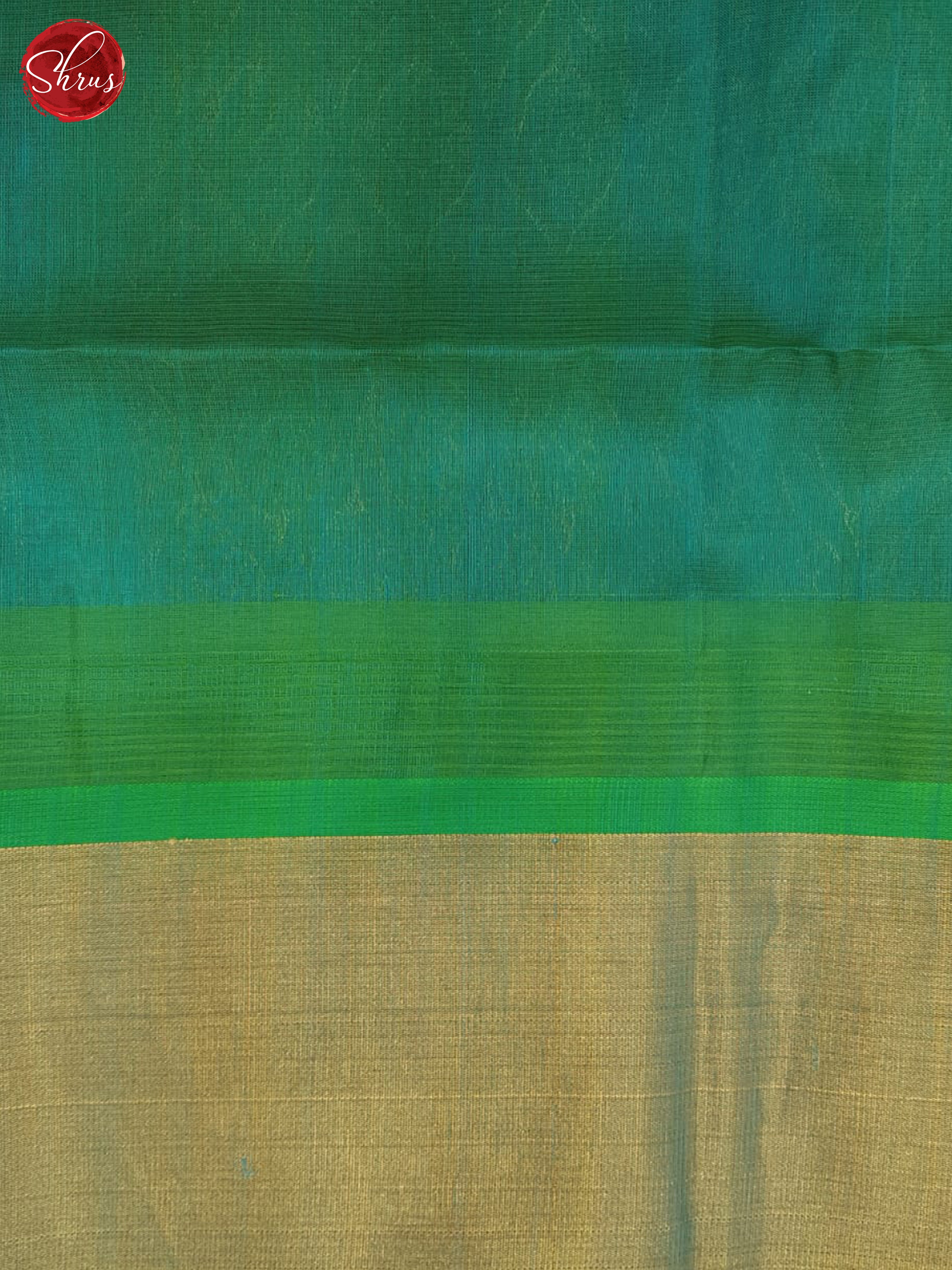 Lime Yellow & Green- Silk Cotton Saree - Shop on ShrusEternity.com