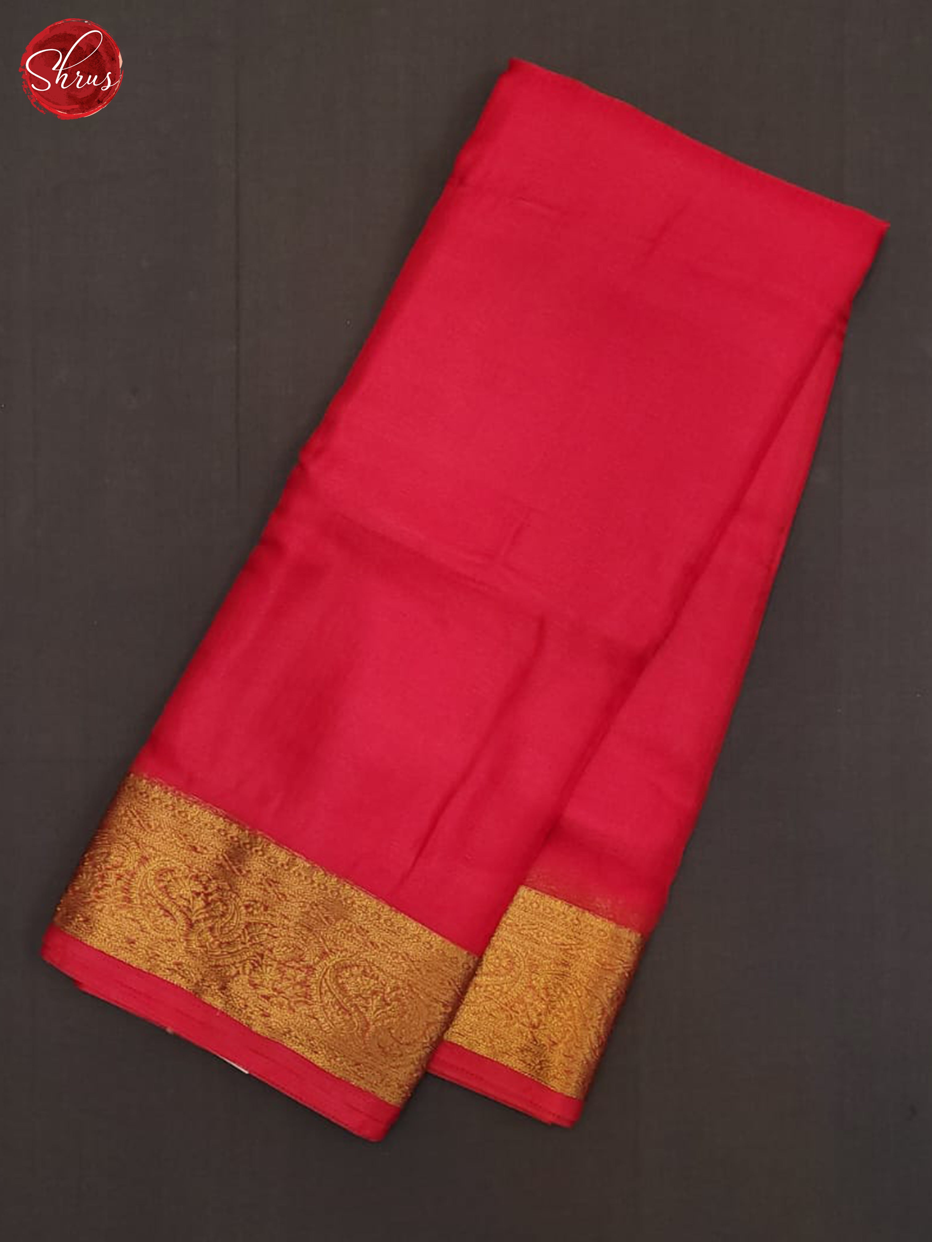 Pink(Single Tone) - Semi organza Saree - Shop on ShrusEternity.com