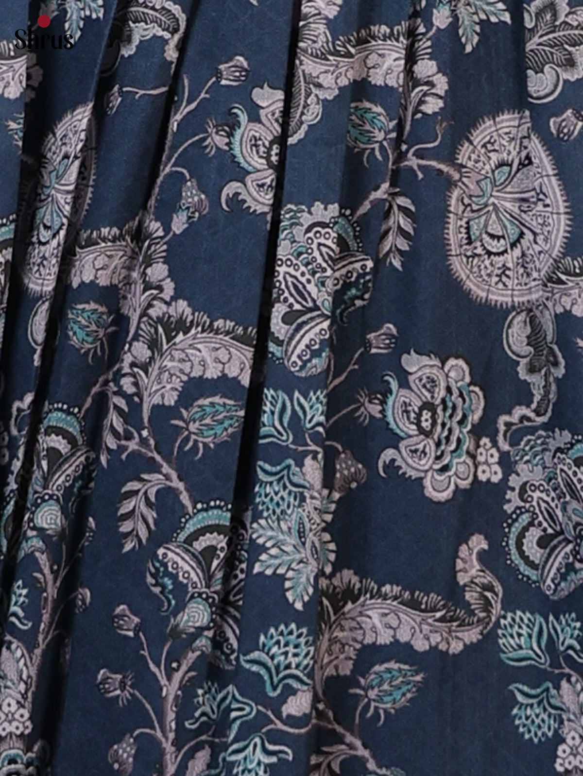 Blue -Rayon Readymade kurti - Shop on ShrusEternity.com