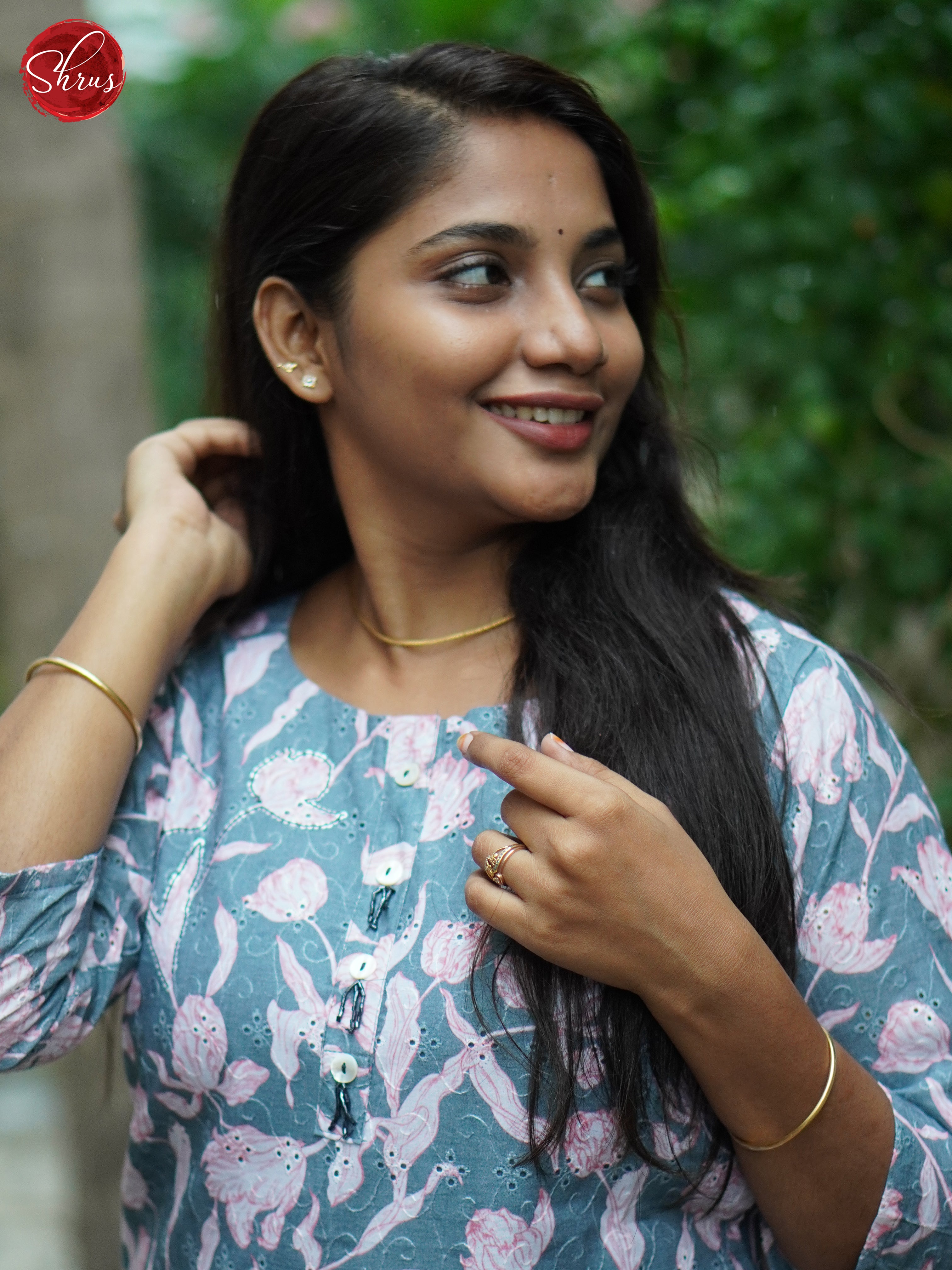 Greyish Blue- Readymade Suits - Shop on ShrusEternity.com