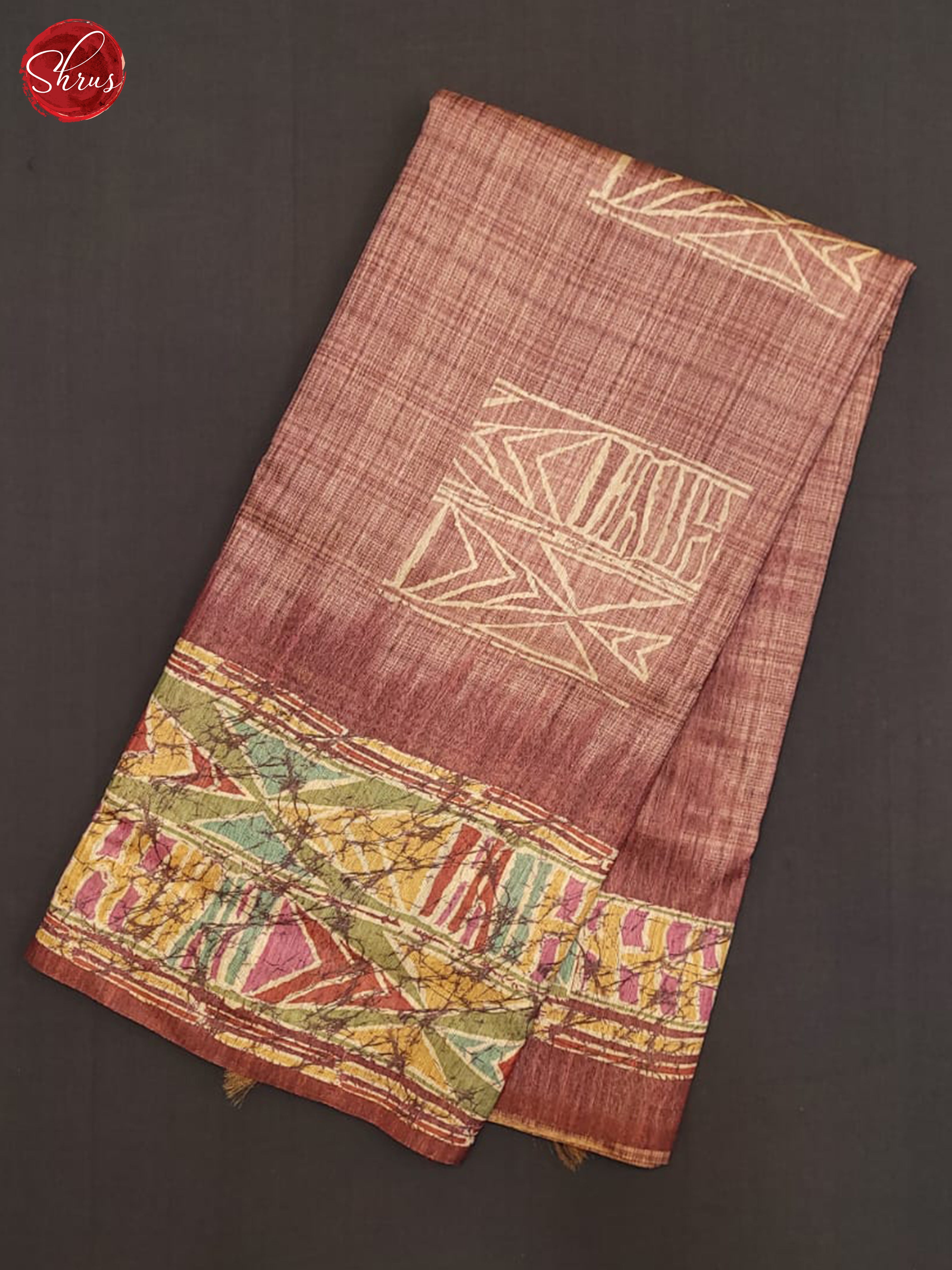 Onion Pink - Semi Gicha Saree - Shop on ShrusEternity.com