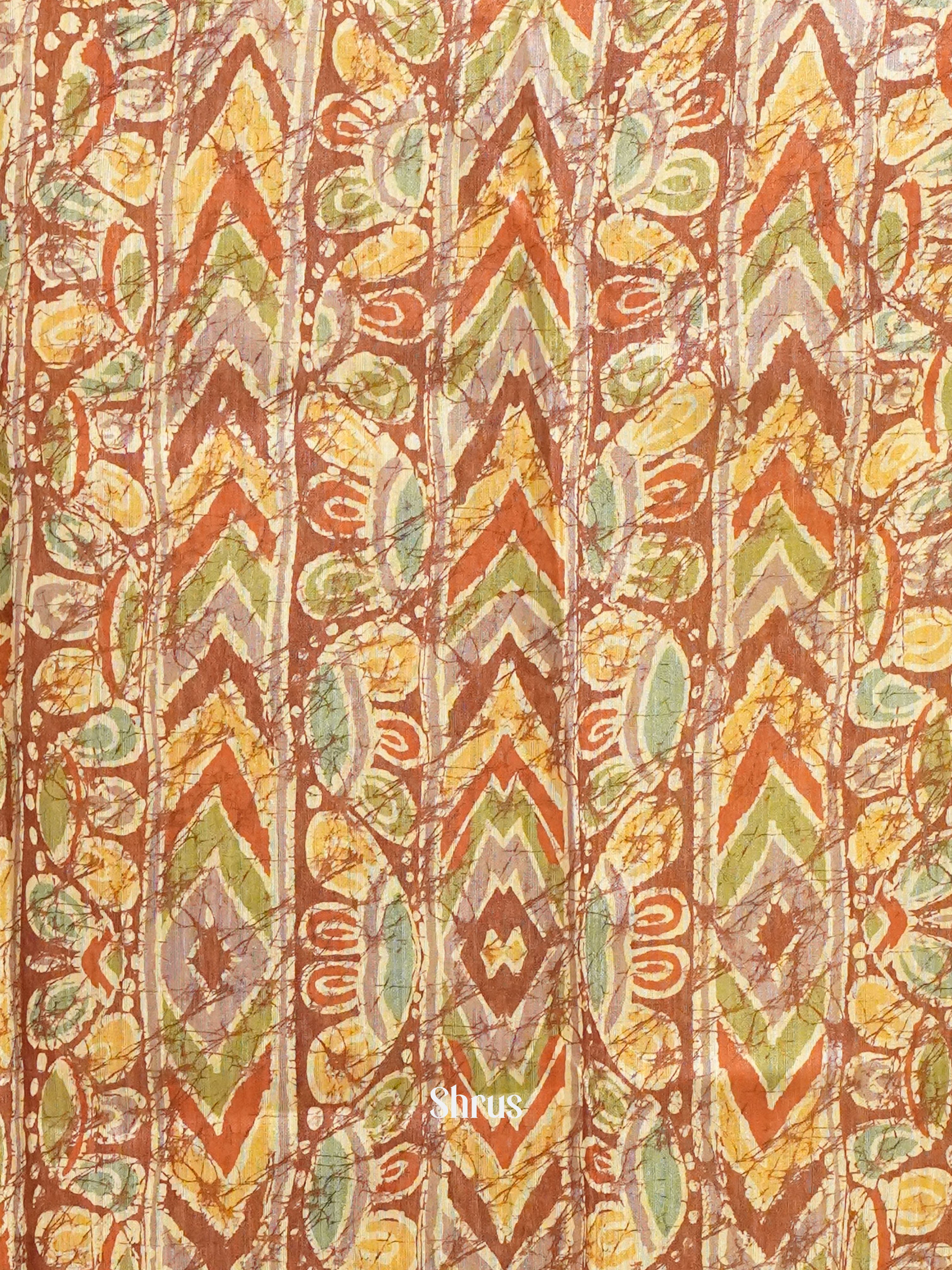 Pink - Semi gicha Saree - Shop on ShrusEternity.com