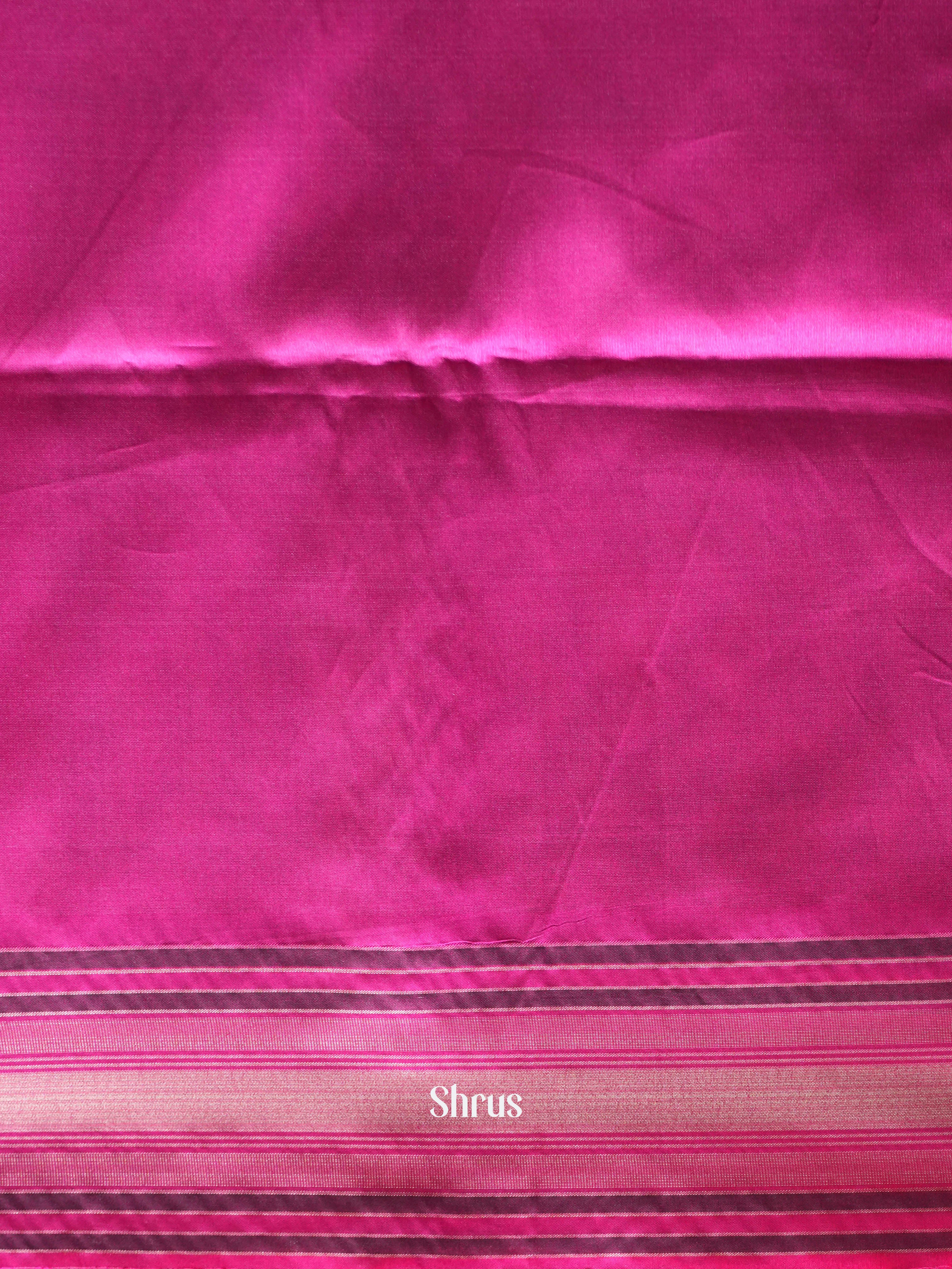 Lite Brown & Pink- Semi Tussar Saree - Shop on ShrusEternity.com