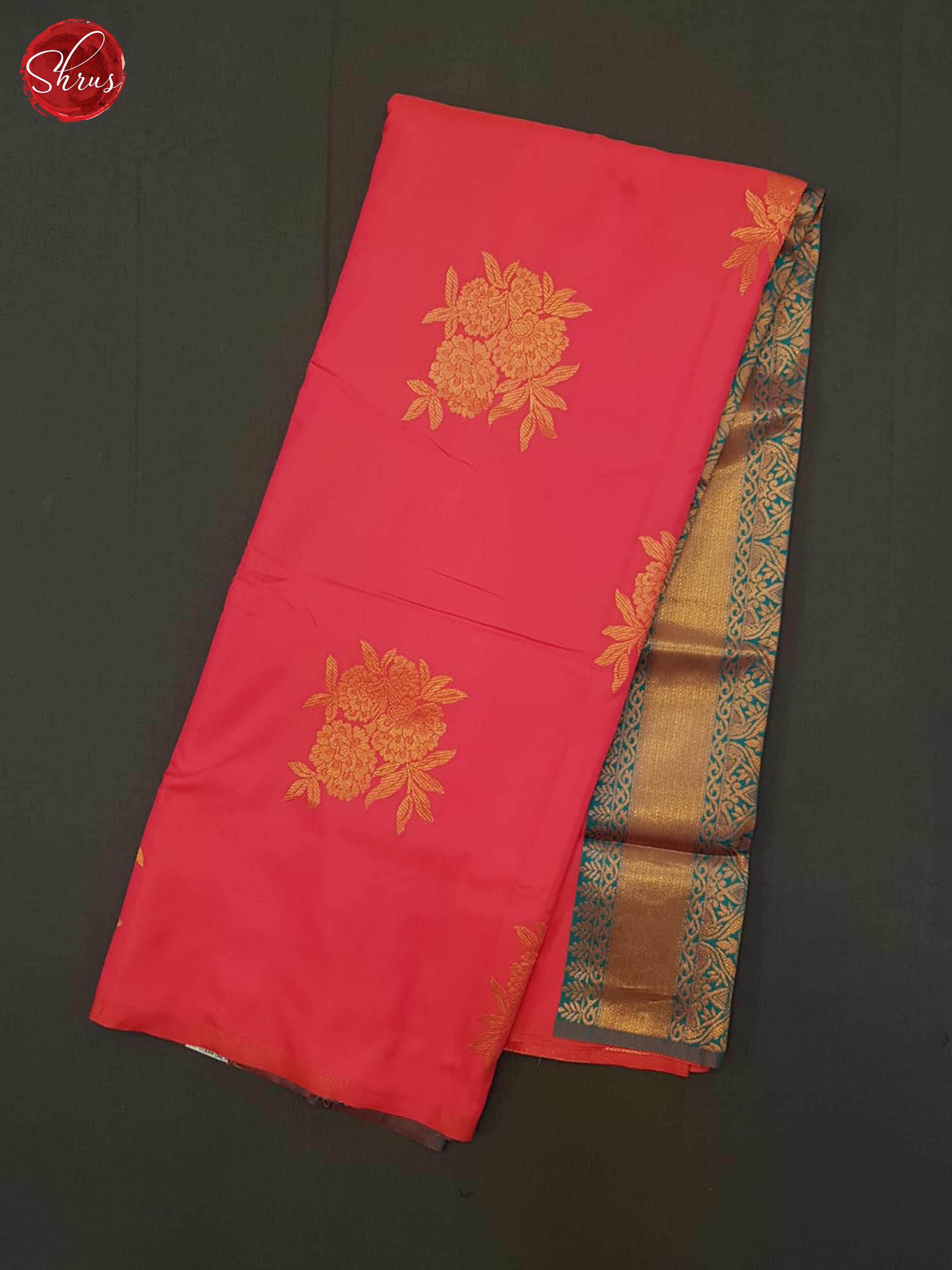 Pink And Green-Semi soft silk saree - Shop on ShrusEternity.com