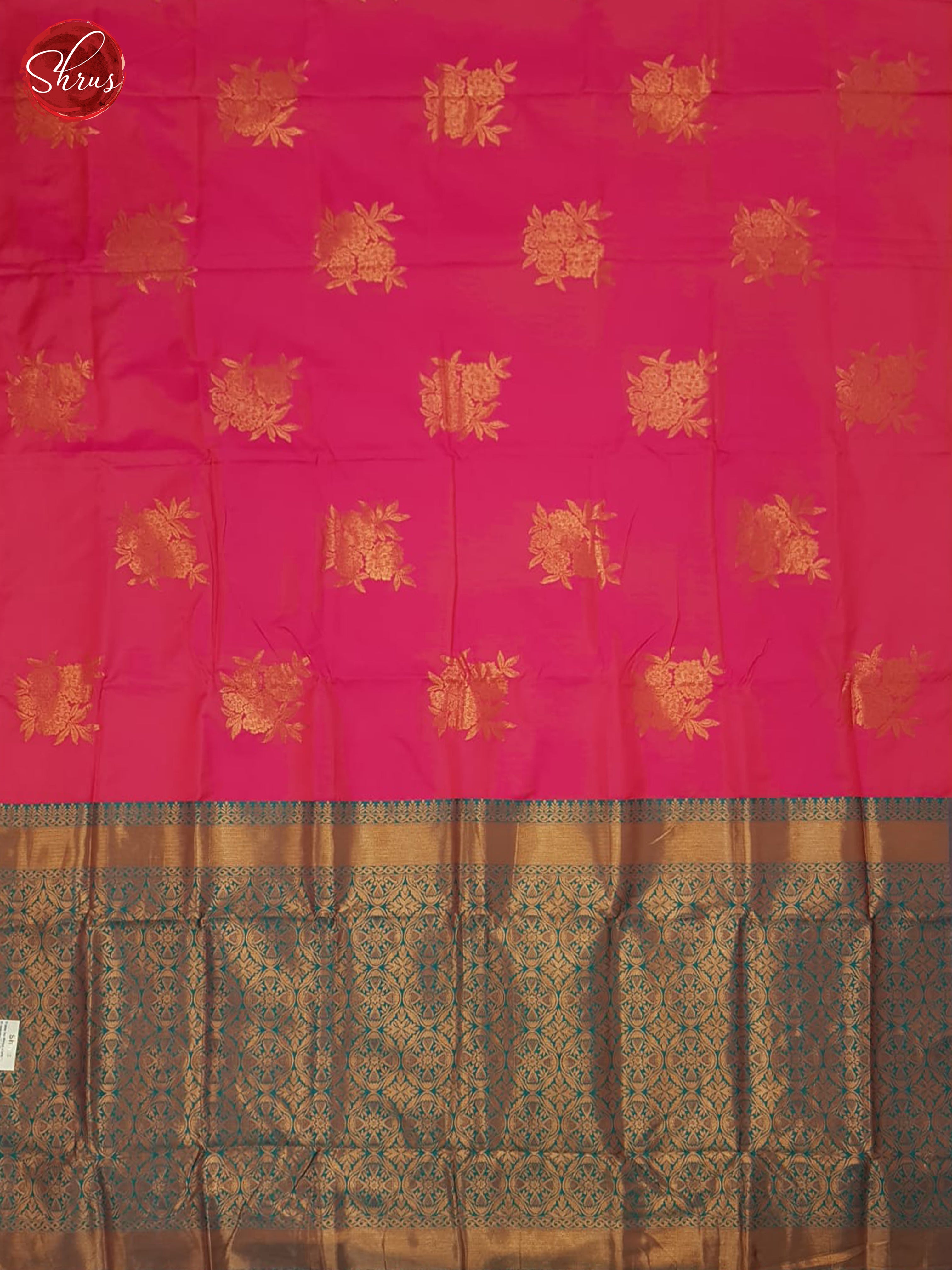Pink And Green-Semi soft silk saree - Shop on ShrusEternity.com