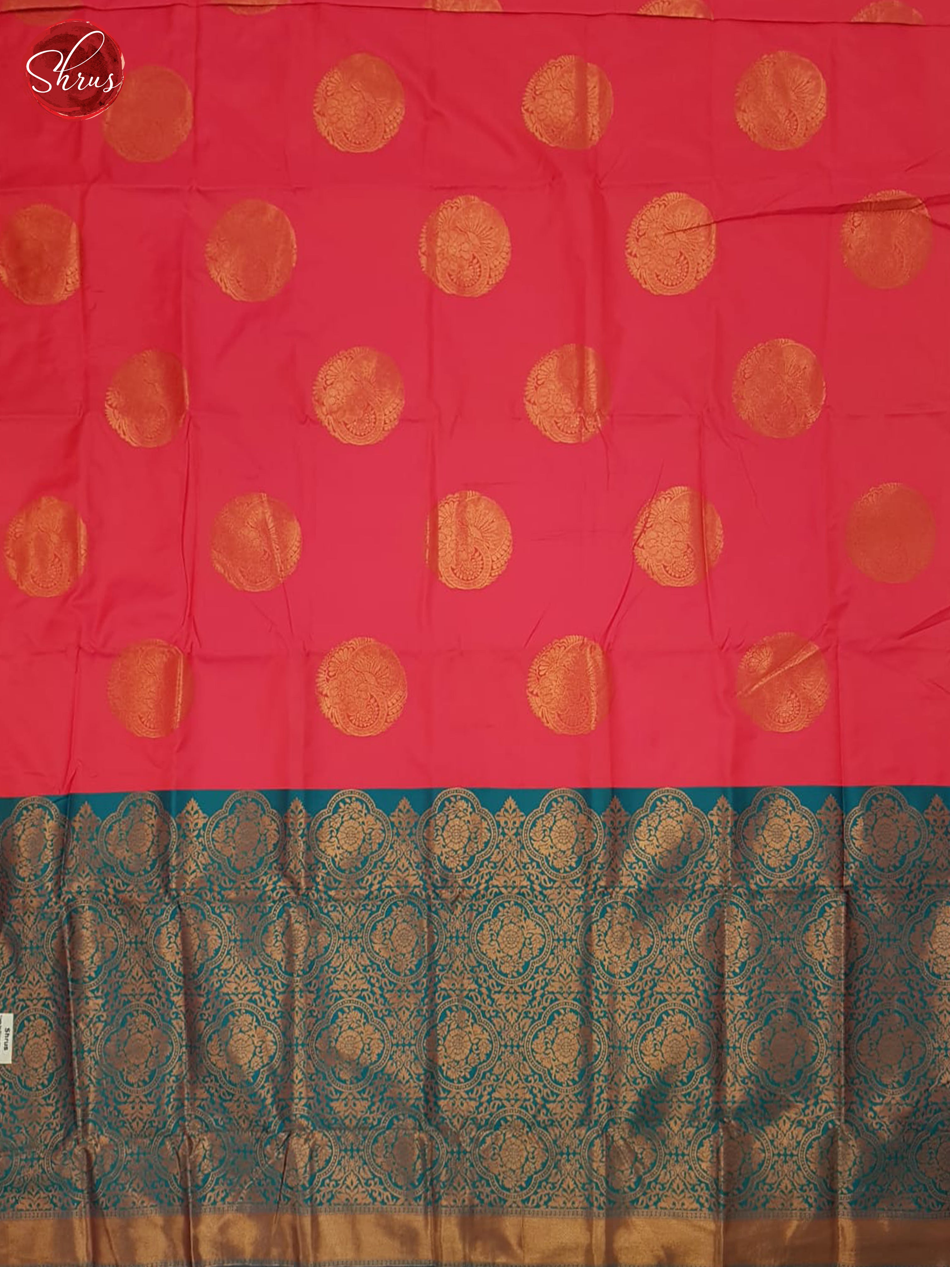 Pink And Green-Semi Soft Silk saree - Shop on ShrusEternity.com