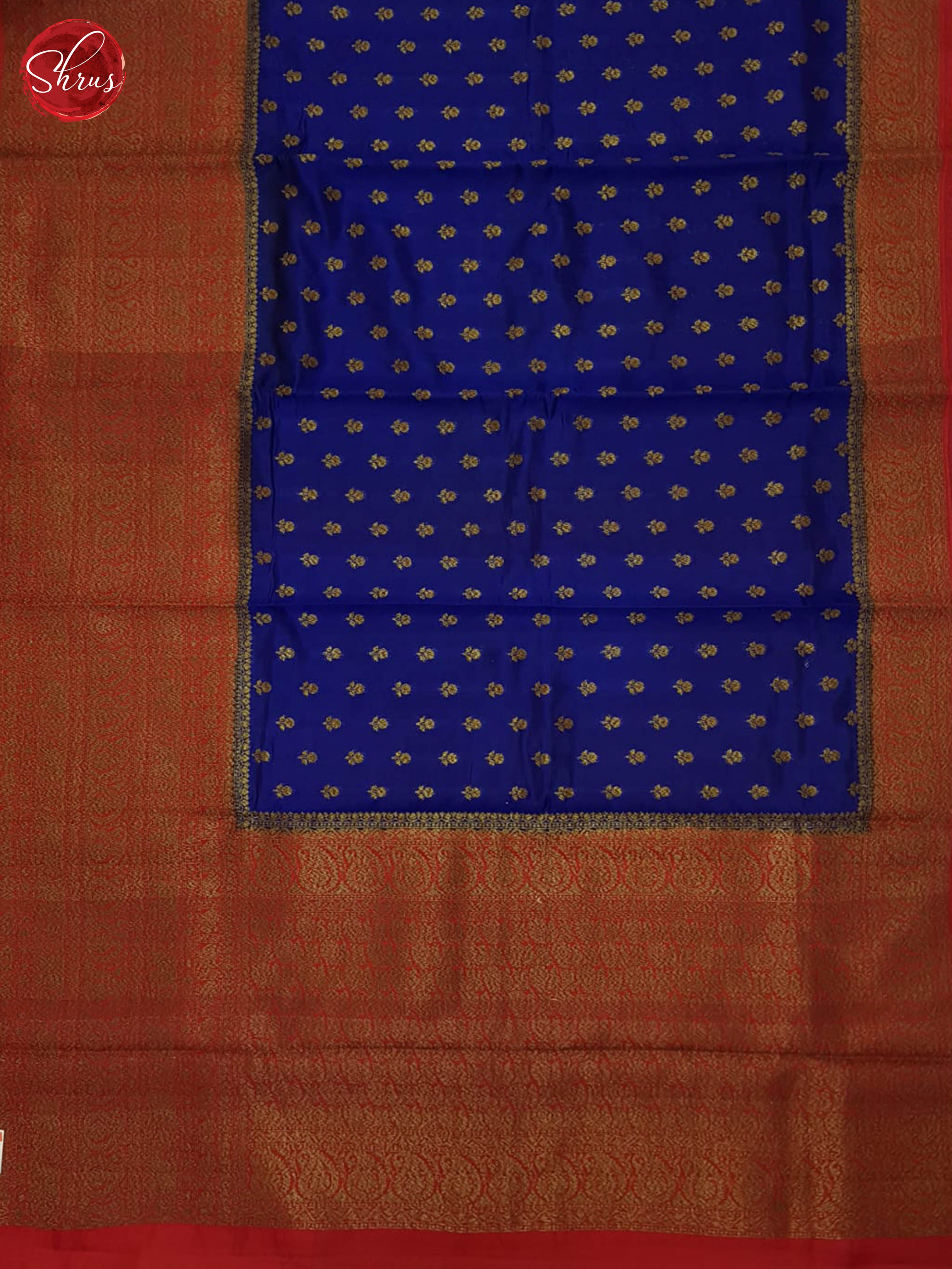 Blue And Red - Khatan Saree - Shop on ShrusEternity.com