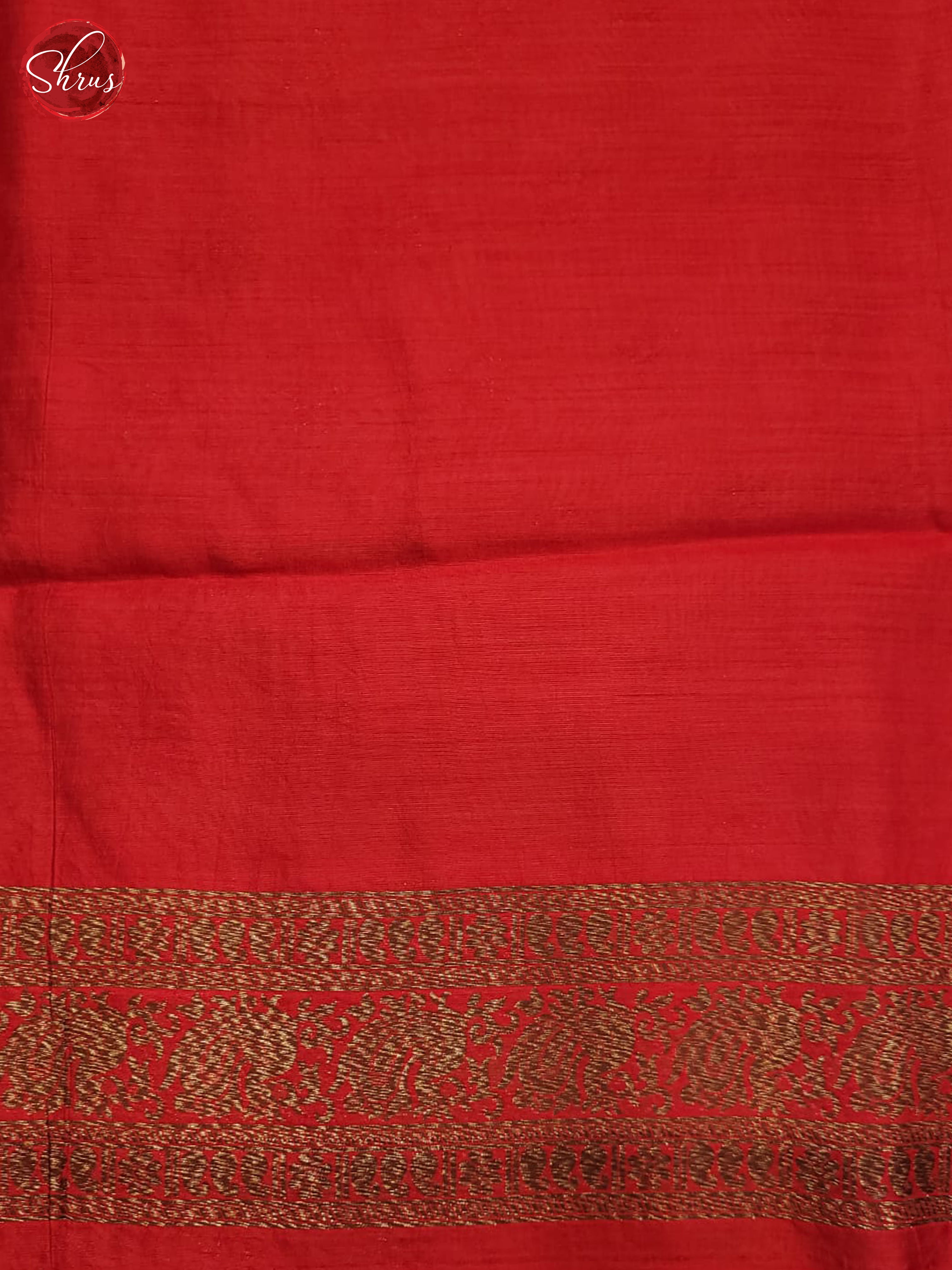 Chickoo & Red - Khatan Saree - Shop on ShrusEternity.com
