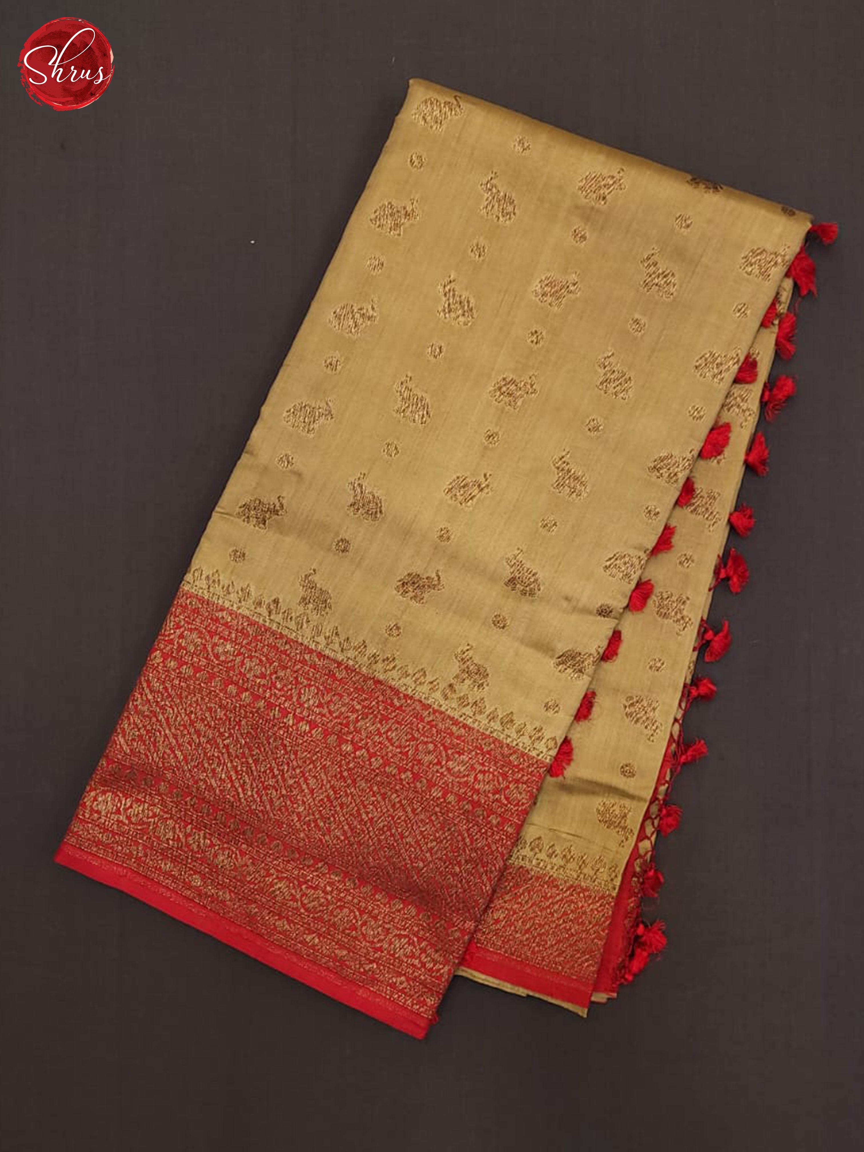 Chickoo & Red - Khatan Saree - Shop on ShrusEternity.com