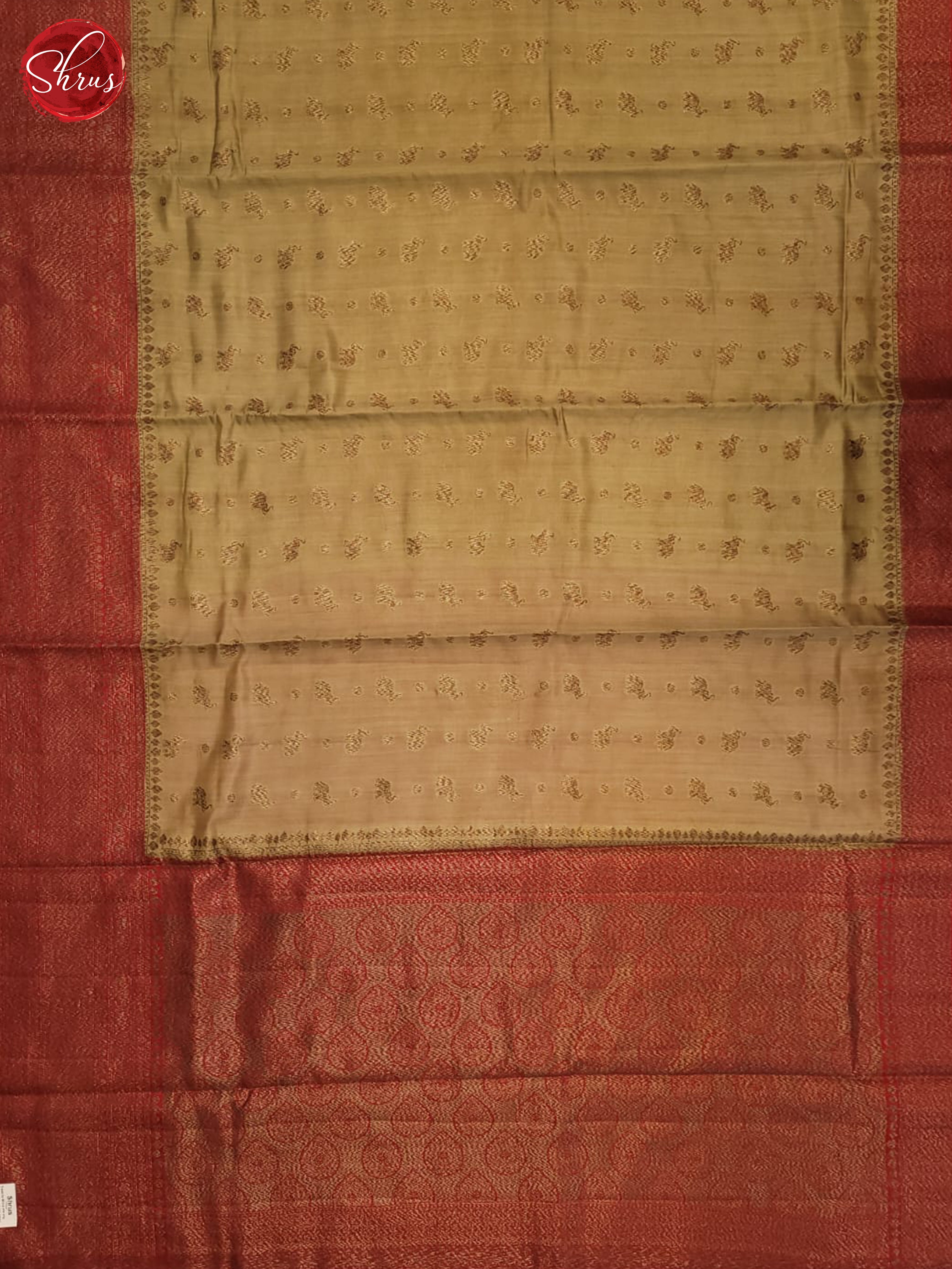 Chickoo & Red - Khatan Saree - Shop on ShrusEternity.com