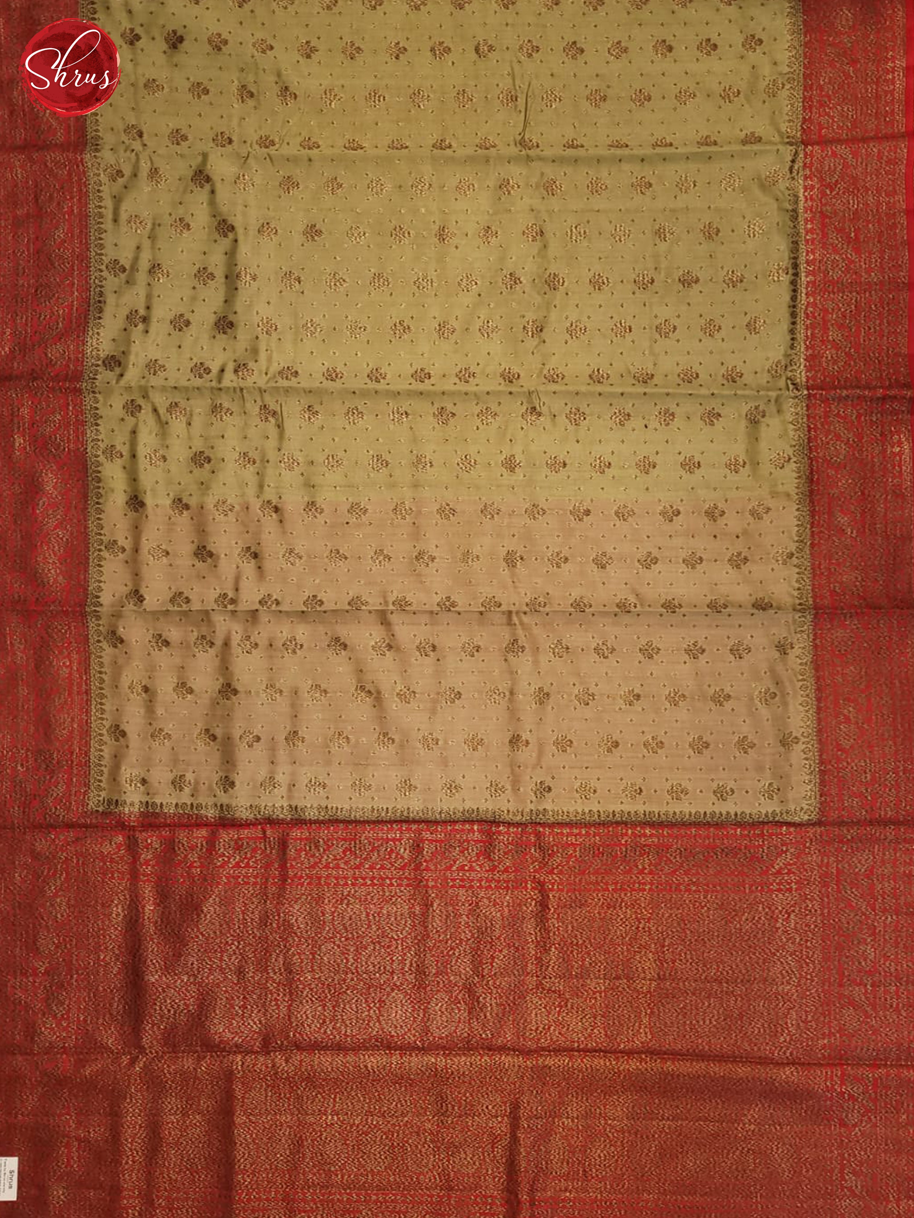 Chickoo & Red- Khatan Saree - Shop on ShrusEternity.com