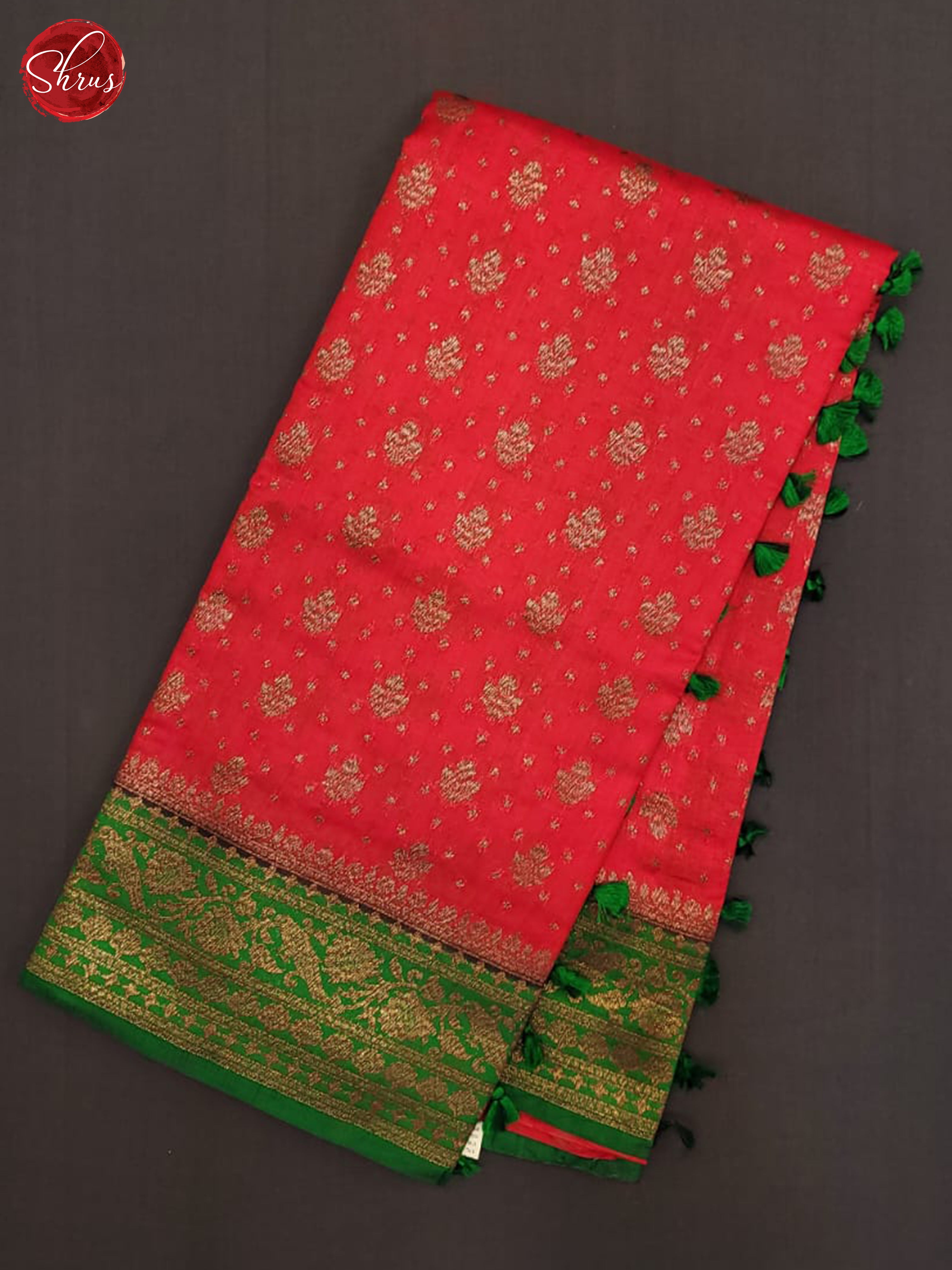 Red & Green - Khatan Saree - Shop on ShrusEternity.com