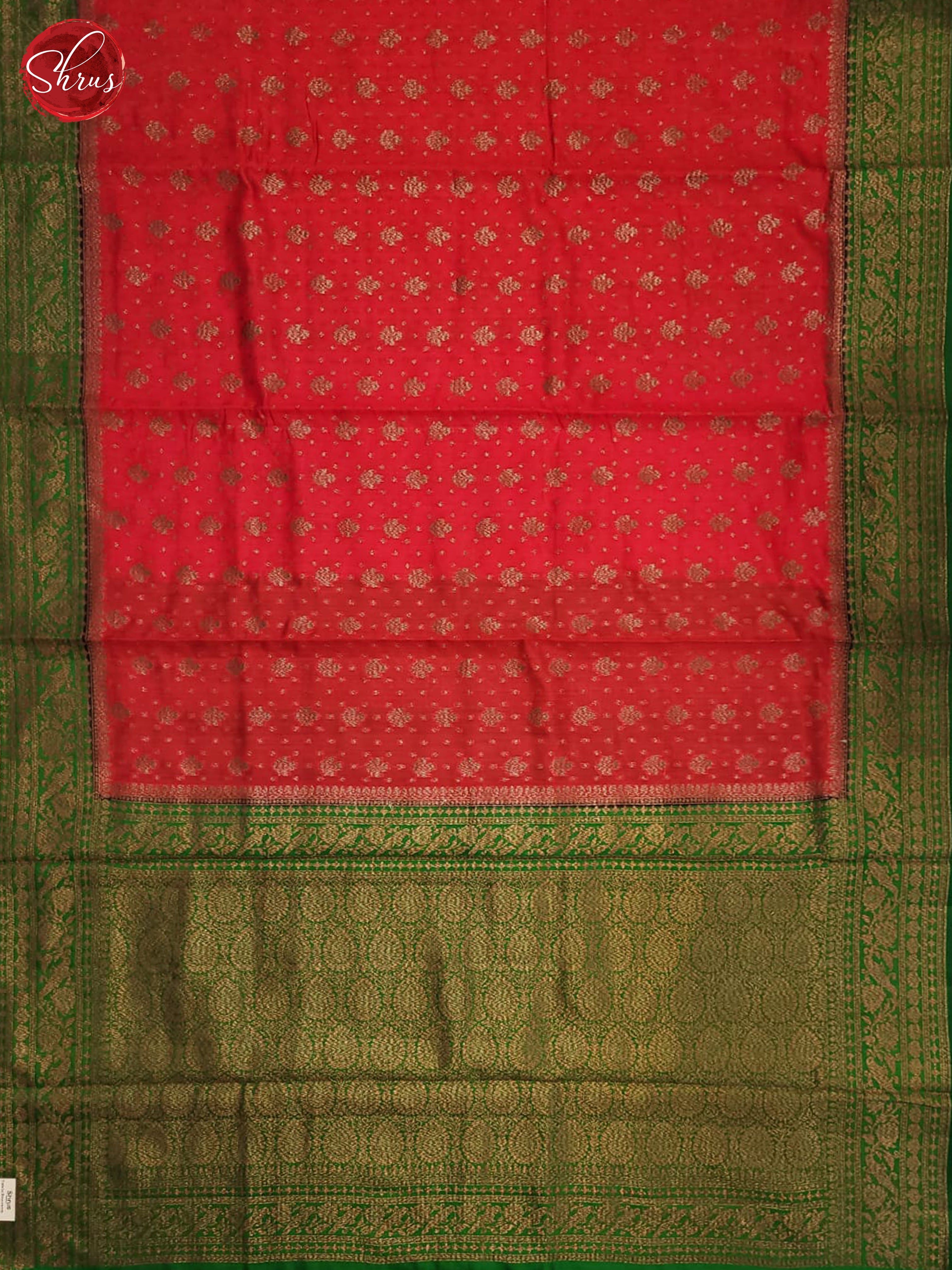 Red & Green - Khatan Saree - Shop on ShrusEternity.com