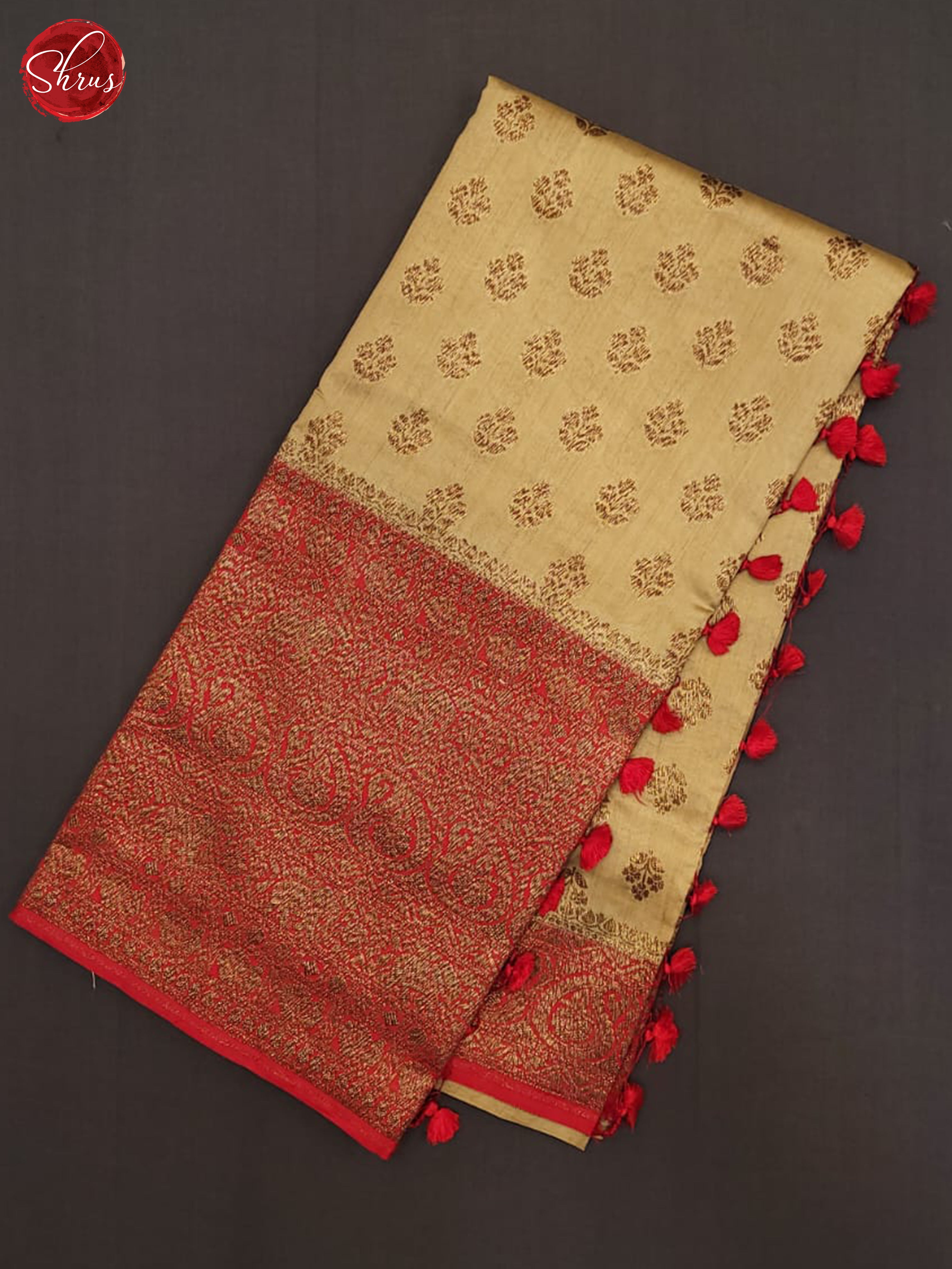 Chickoo & Red - Khatan Saree - Shop on ShrusEternity.com