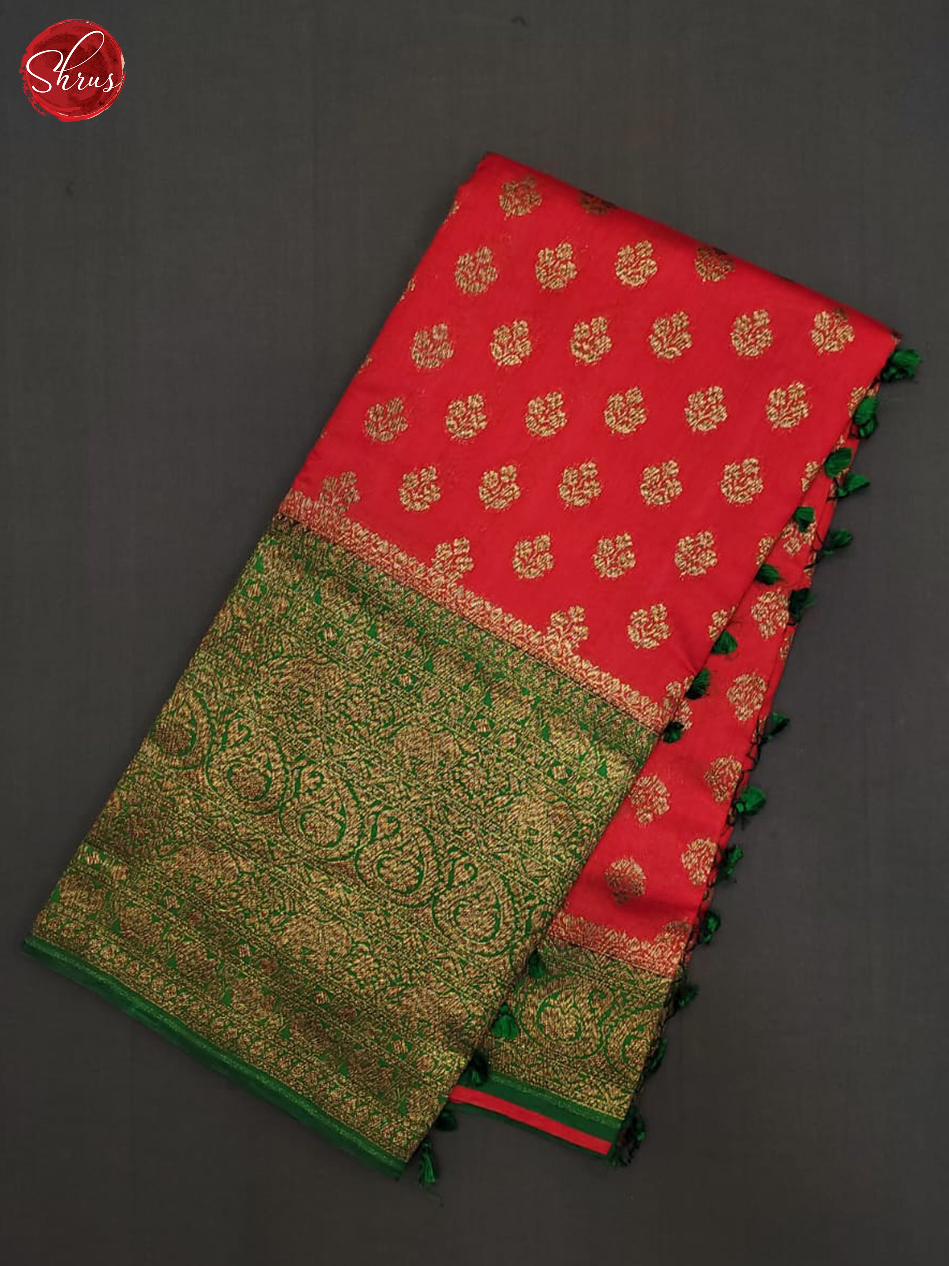 Red & Green - Khatan Saree - Shop on ShrusEternity.com
