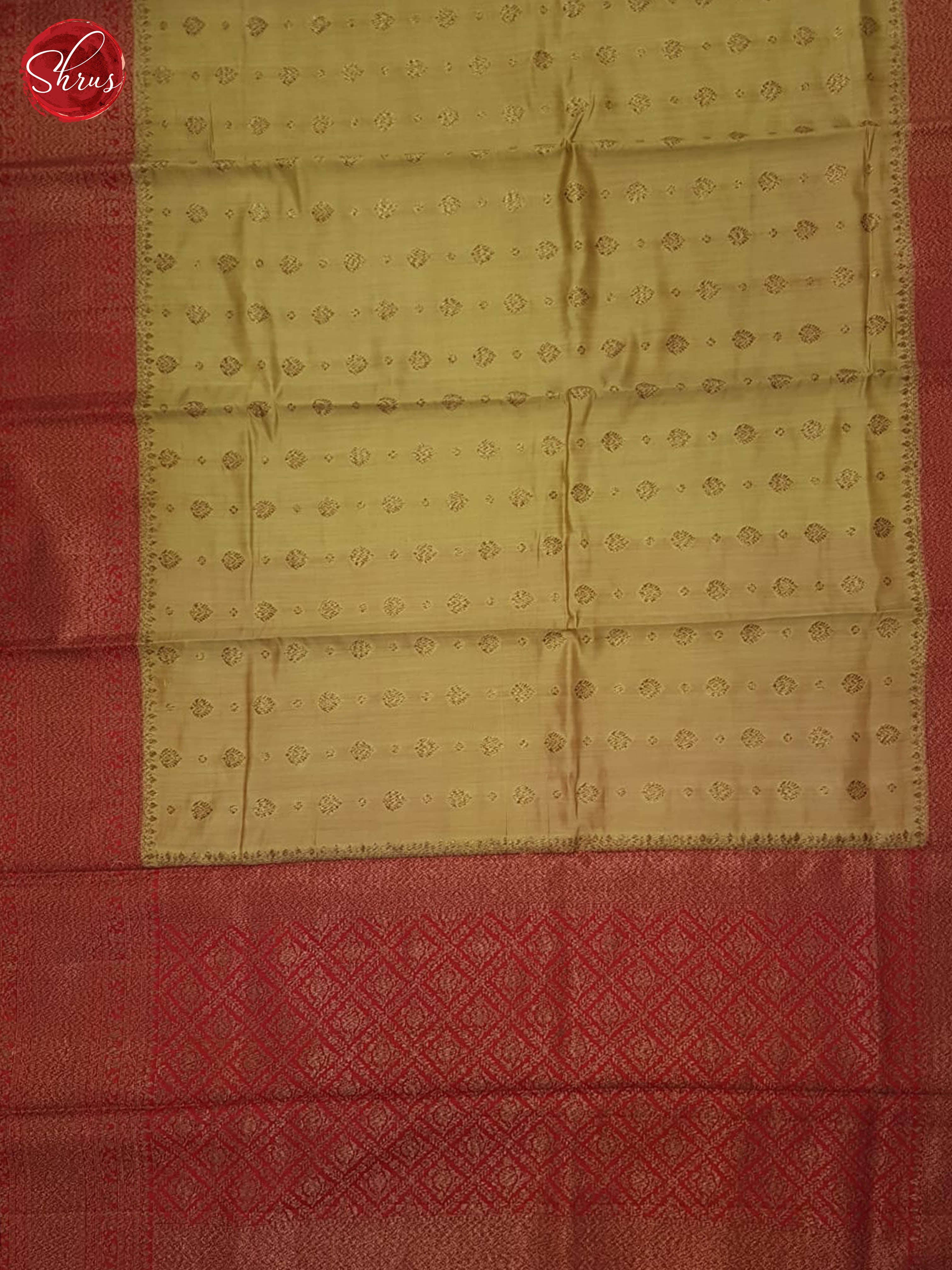 Beige And Red- Khatan Saree - Shop on ShrusEternity.com