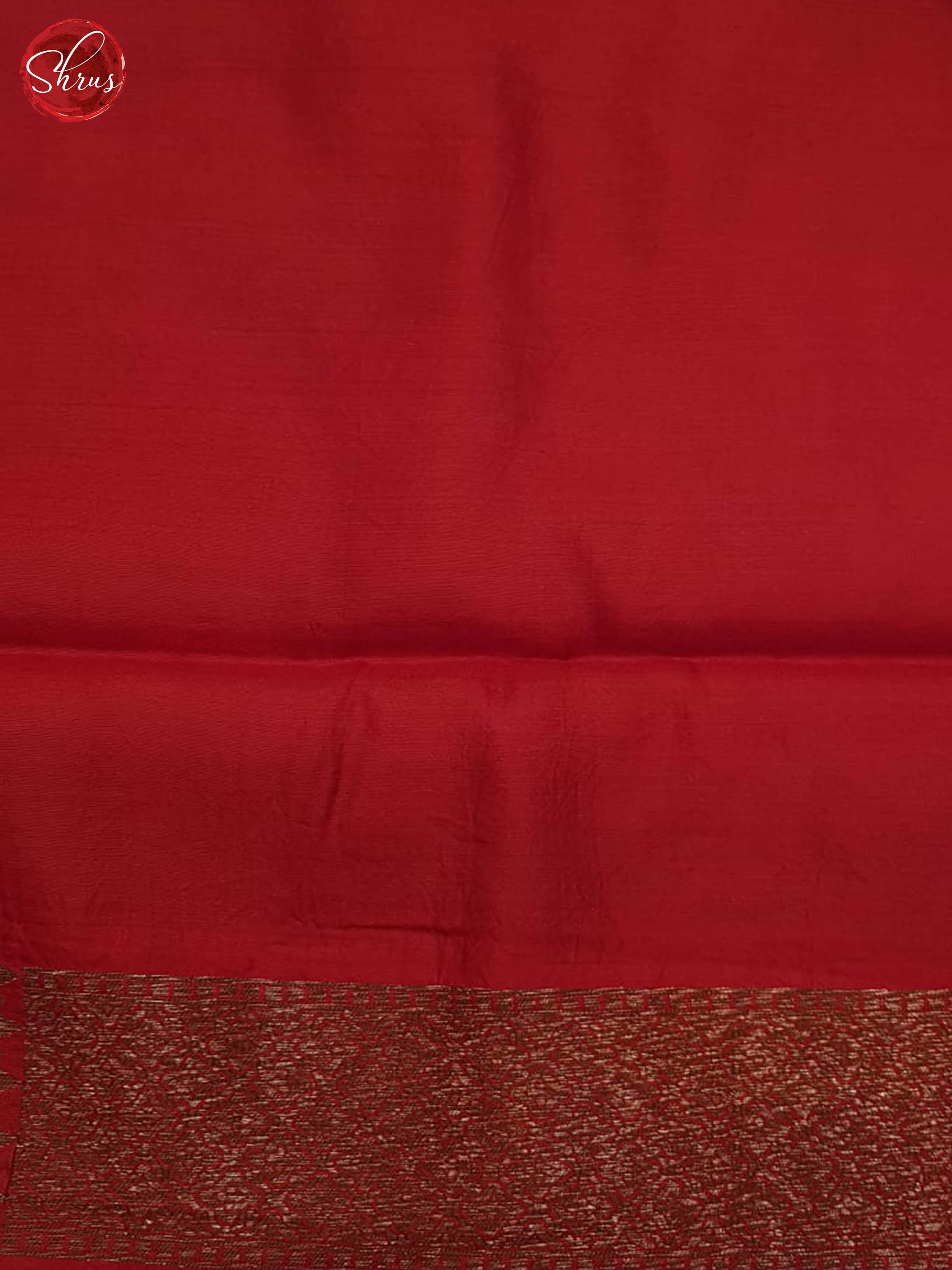 Beige And Red- Khatan Saree - Shop on ShrusEternity.com