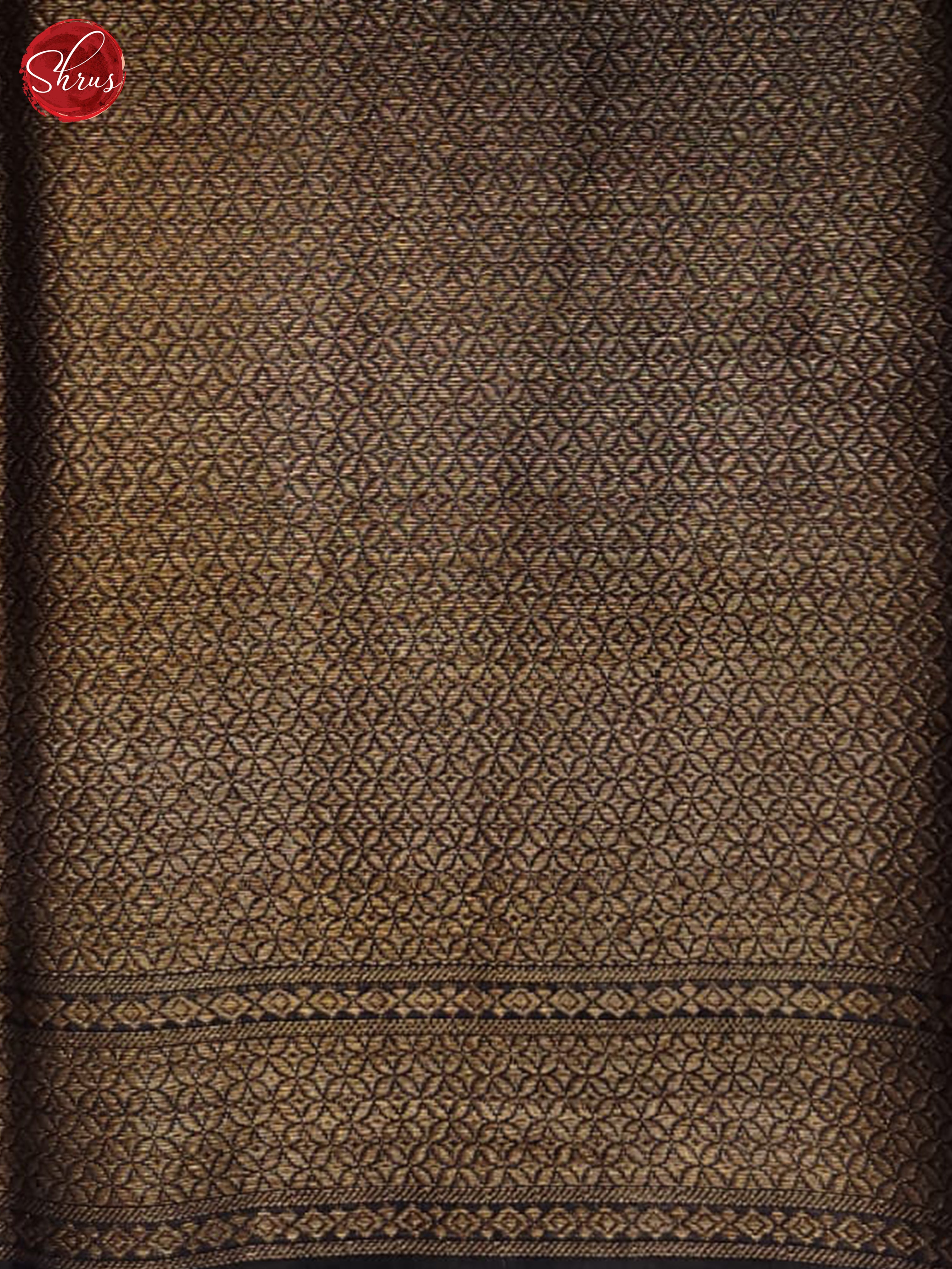 Blue(Single Tone) - Linen print Saree - Shop on ShrusEternity.com