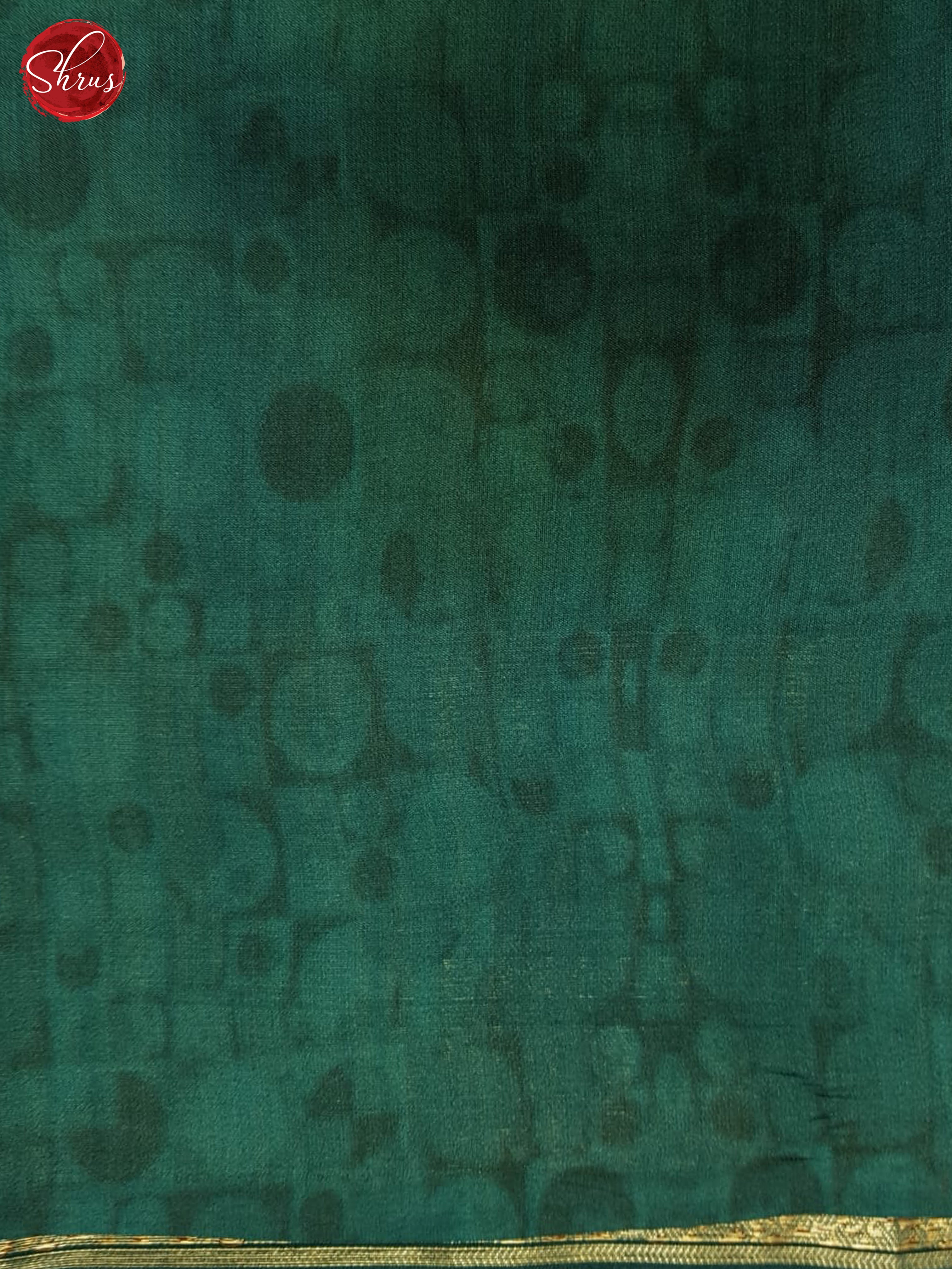 Green(Single Tone) - Organza Saree - Shop on ShrusEternity.com