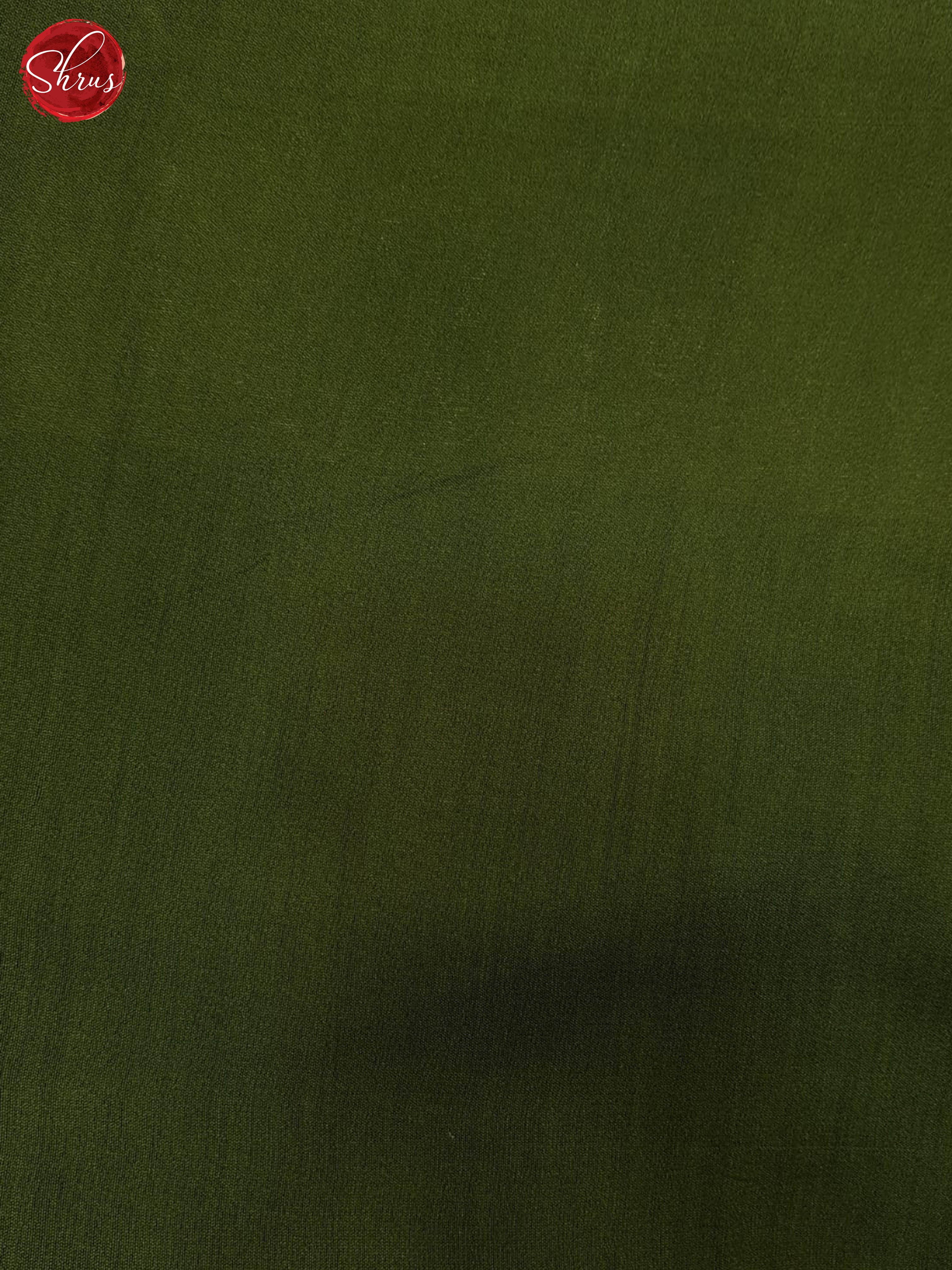 Brown & Green- Organza Saree - Shop on ShrusEternity.com