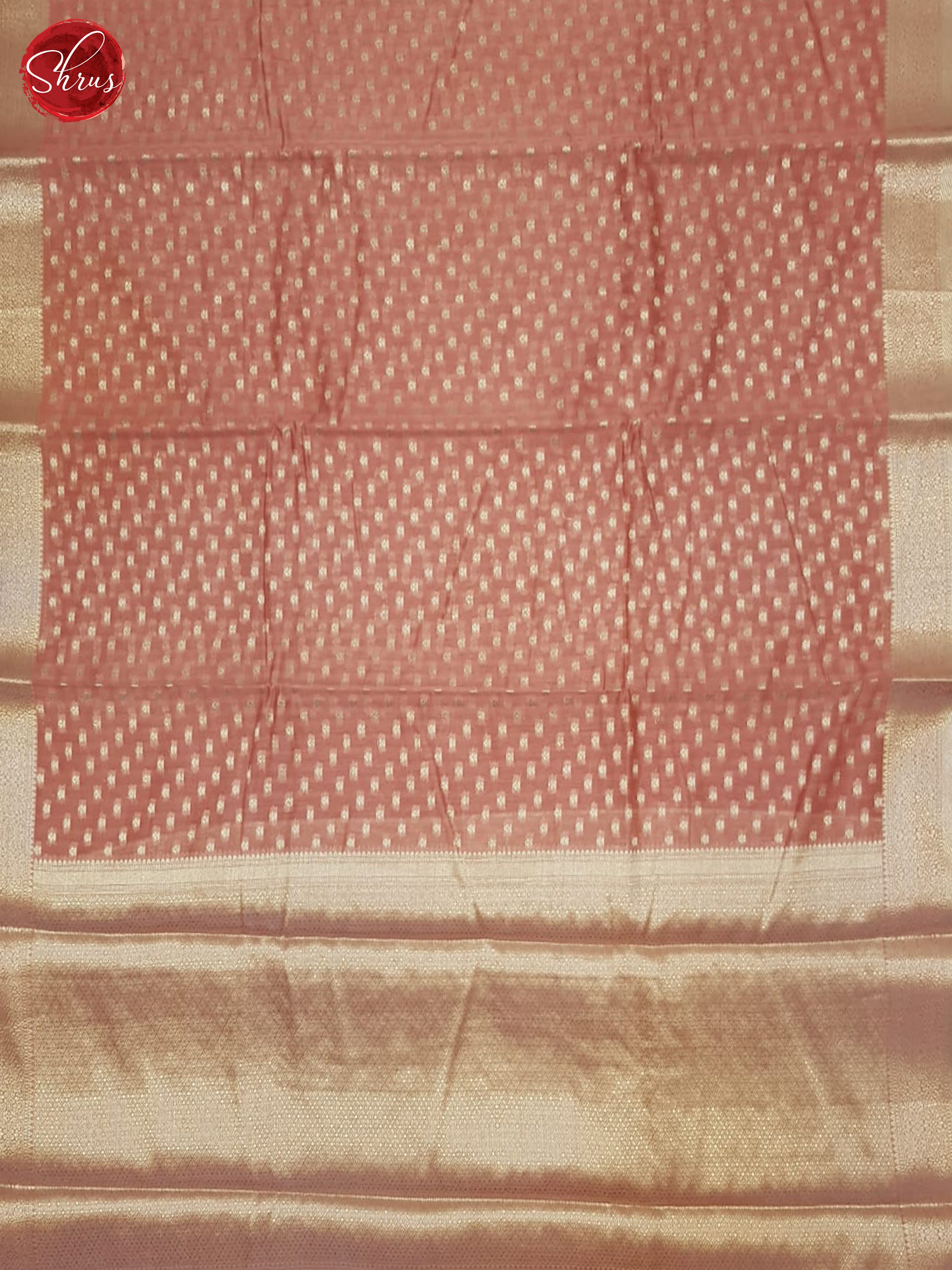 Dusty Pink(Single Tone) - North Silk Cotton Saree - Shop on ShrusEternity.com