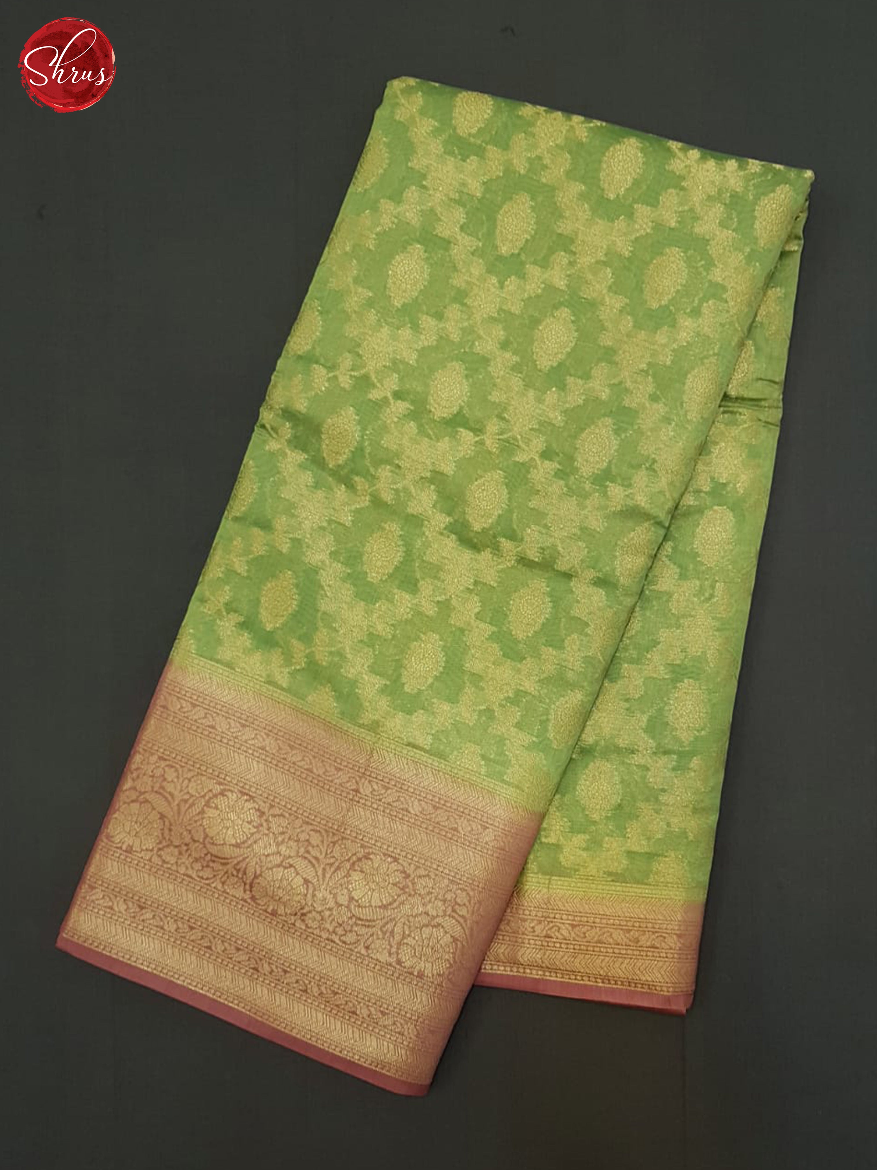 Green & Pink - North Silk Cotton Saree - Shop on ShrusEternity.com