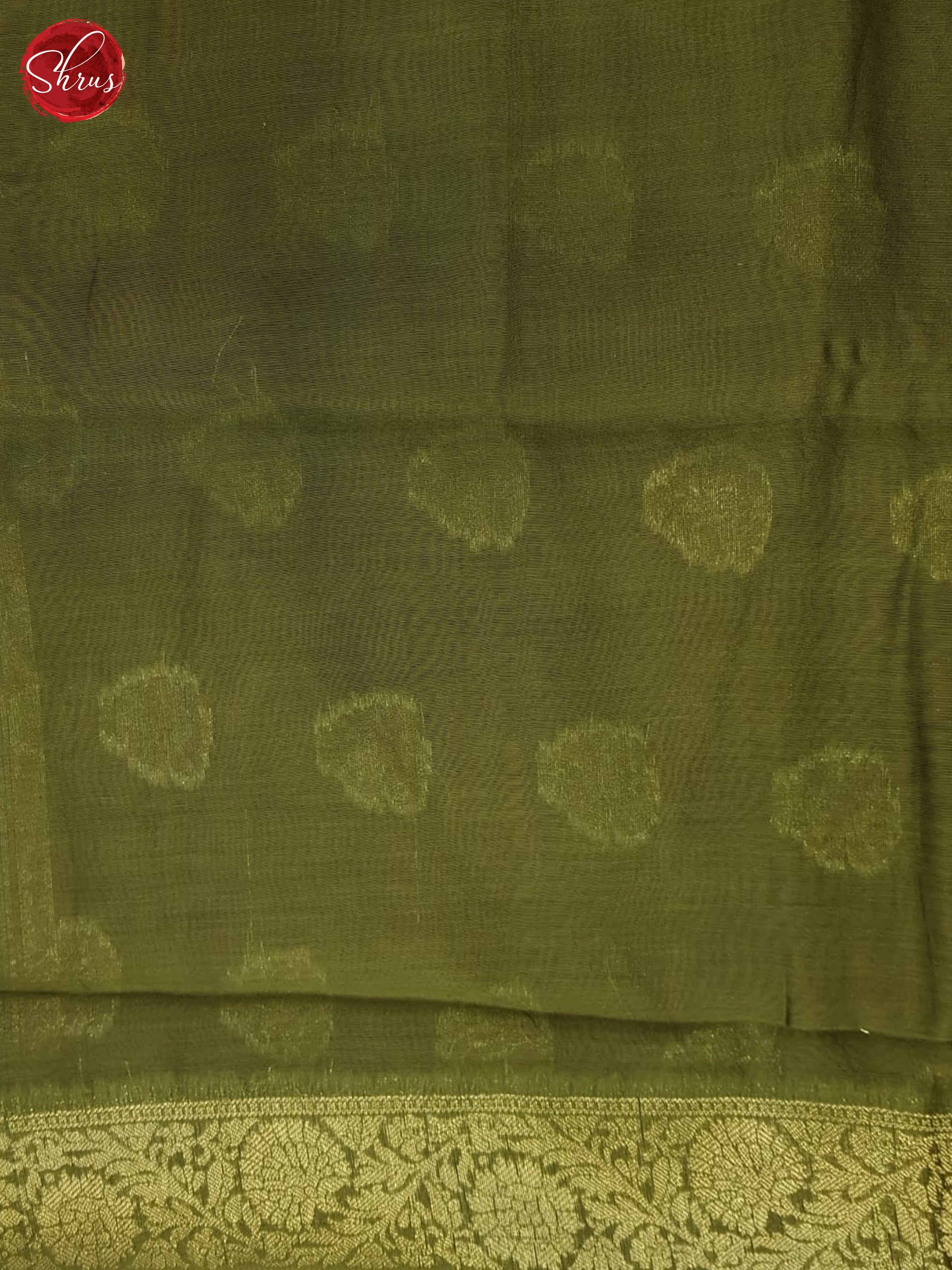 Brown And Green- North Silk Cotton Saree - Shop on ShrusEternity.com
