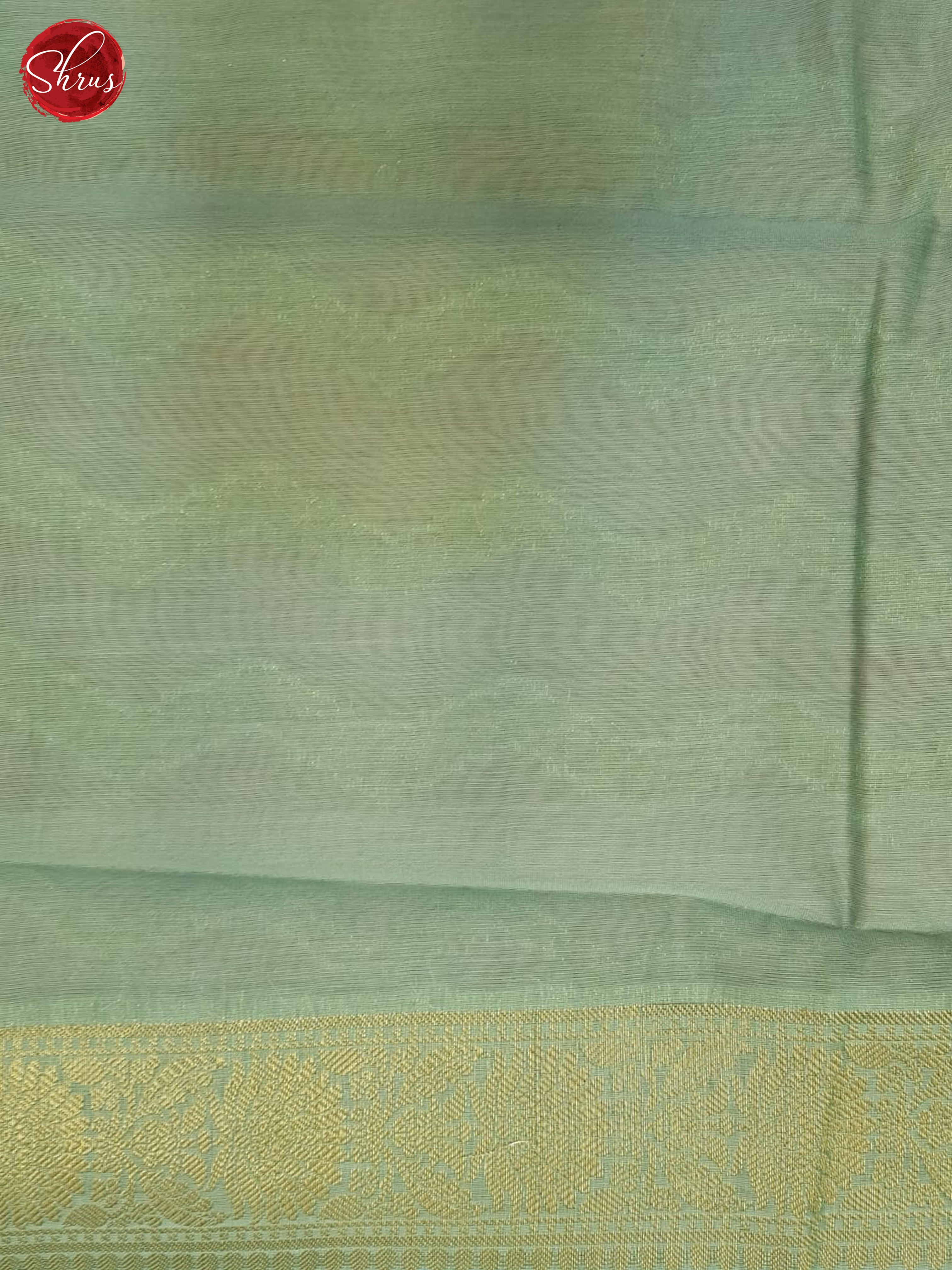 Light Peach & GReen- North Silk Cotton Saree - Shop on ShrusEternity.com
