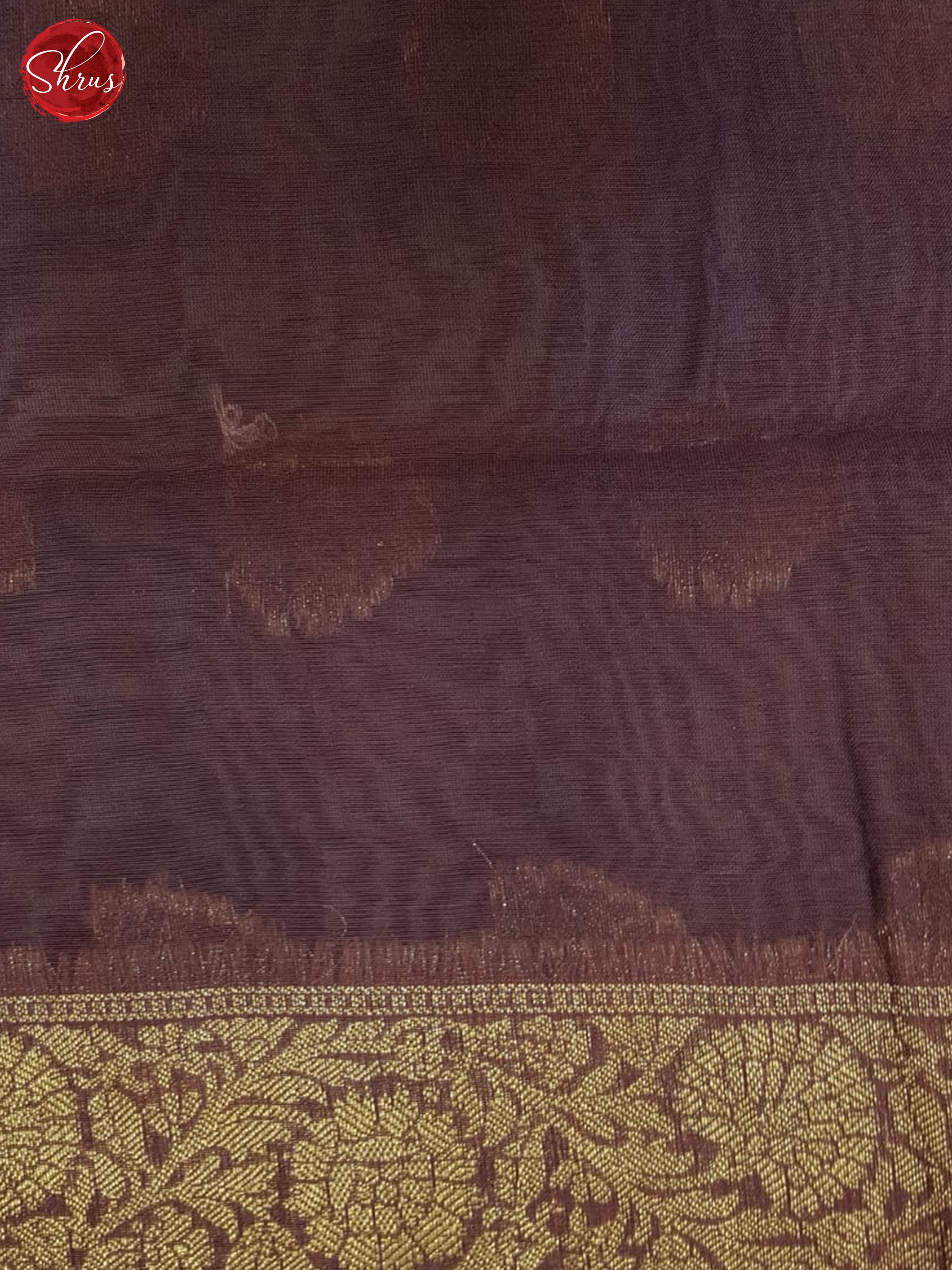Grey & WIne-North Silk Cotton Saree - Shop on ShrusEternity.com