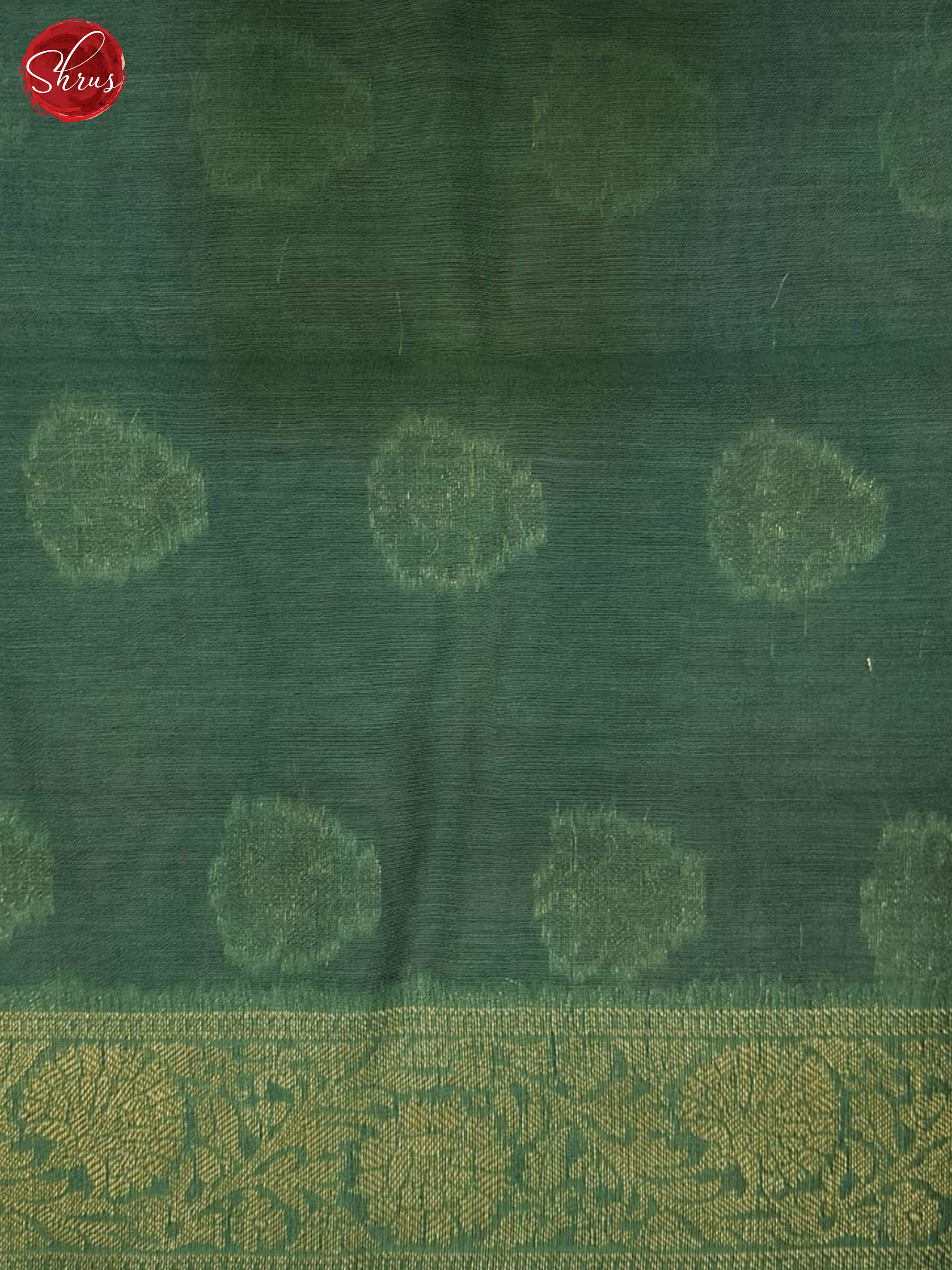 Deep WIne & Green - North Silk Cotton Saree - Shop on ShrusEternity.com
