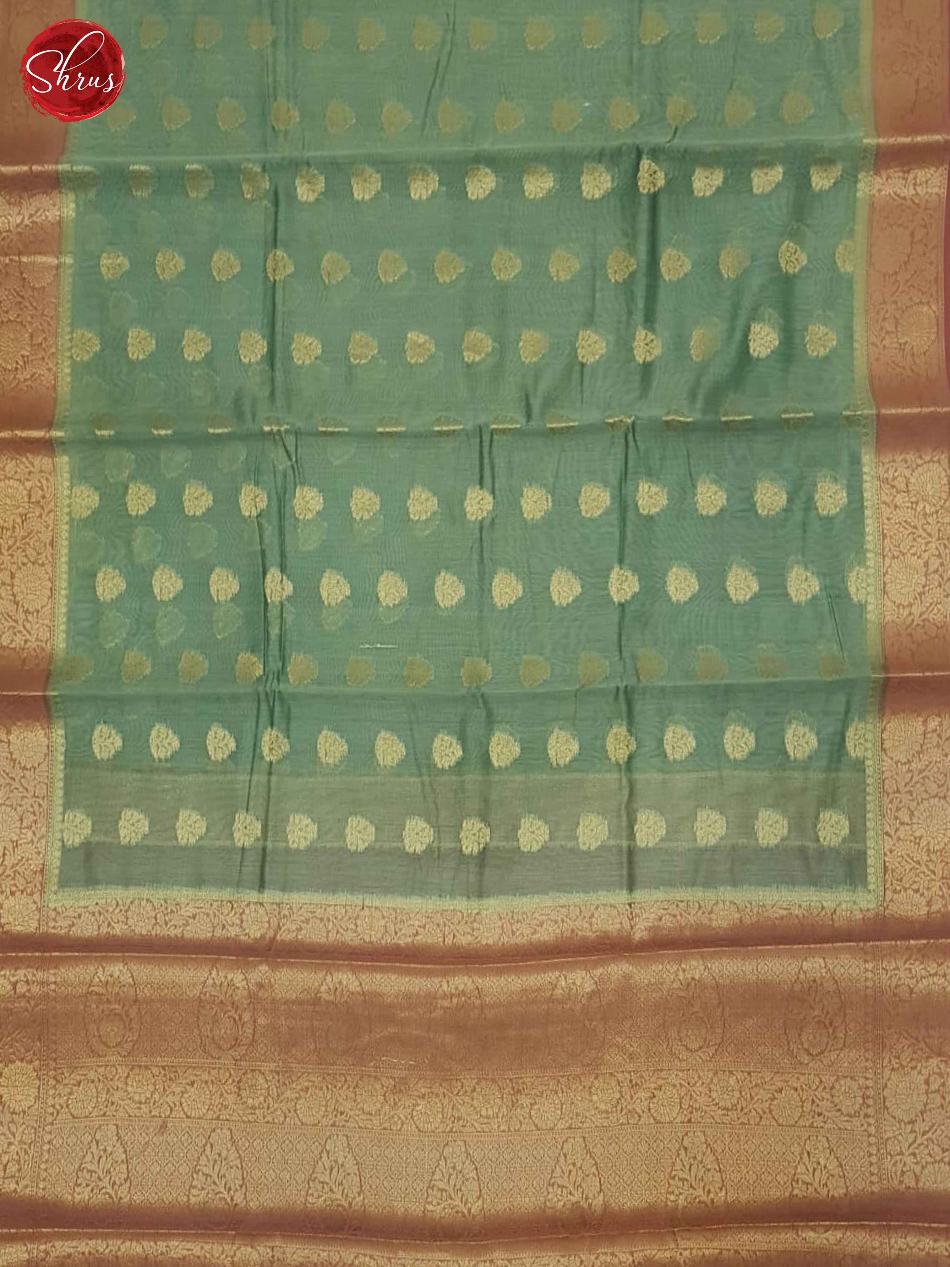 Green & Pink - North Silk Cotton Saree - Shop on ShrusEternity.com