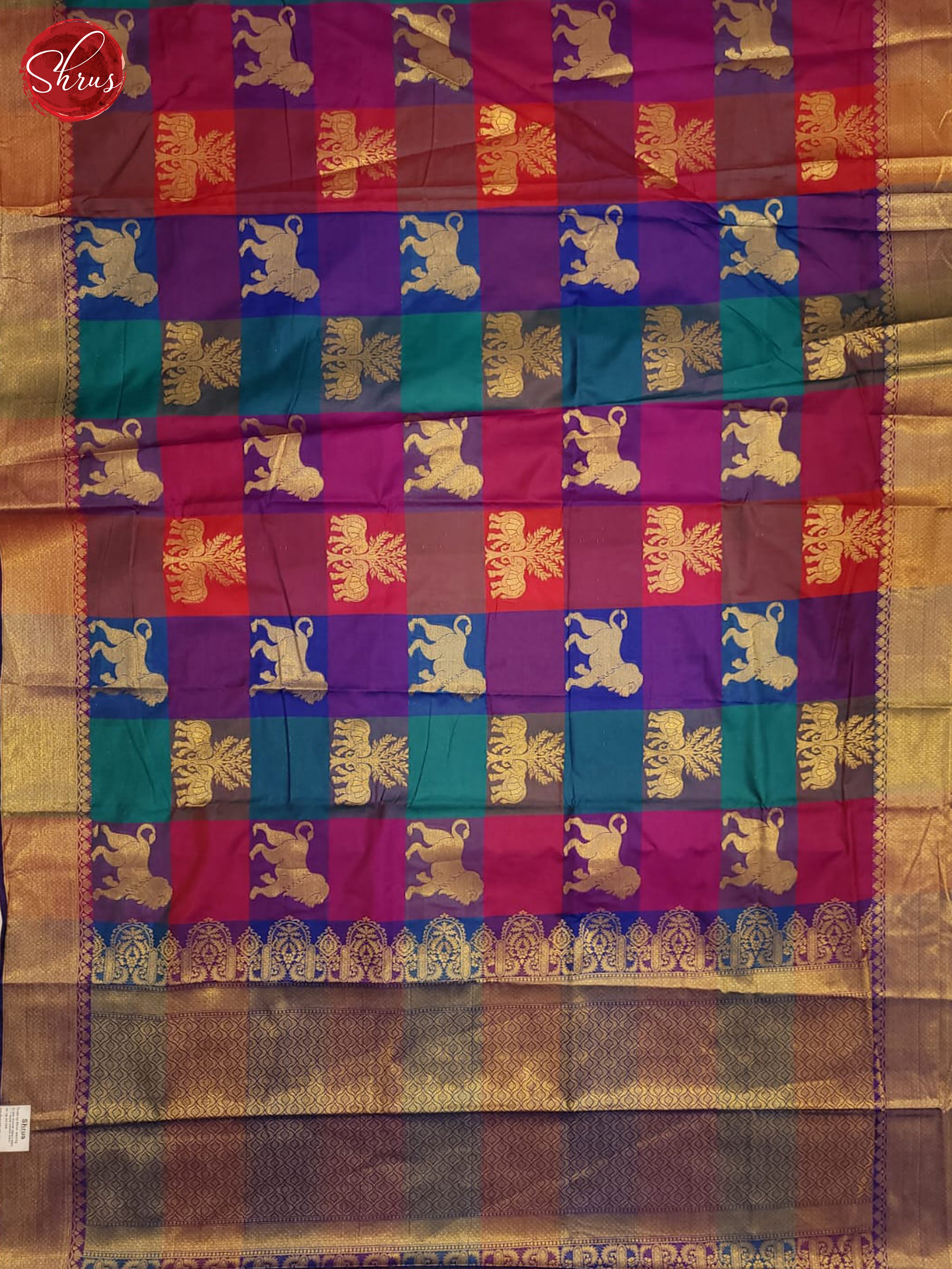 BHS03075 - Semi silk cotton Saree - Shop on ShrusEternity.com