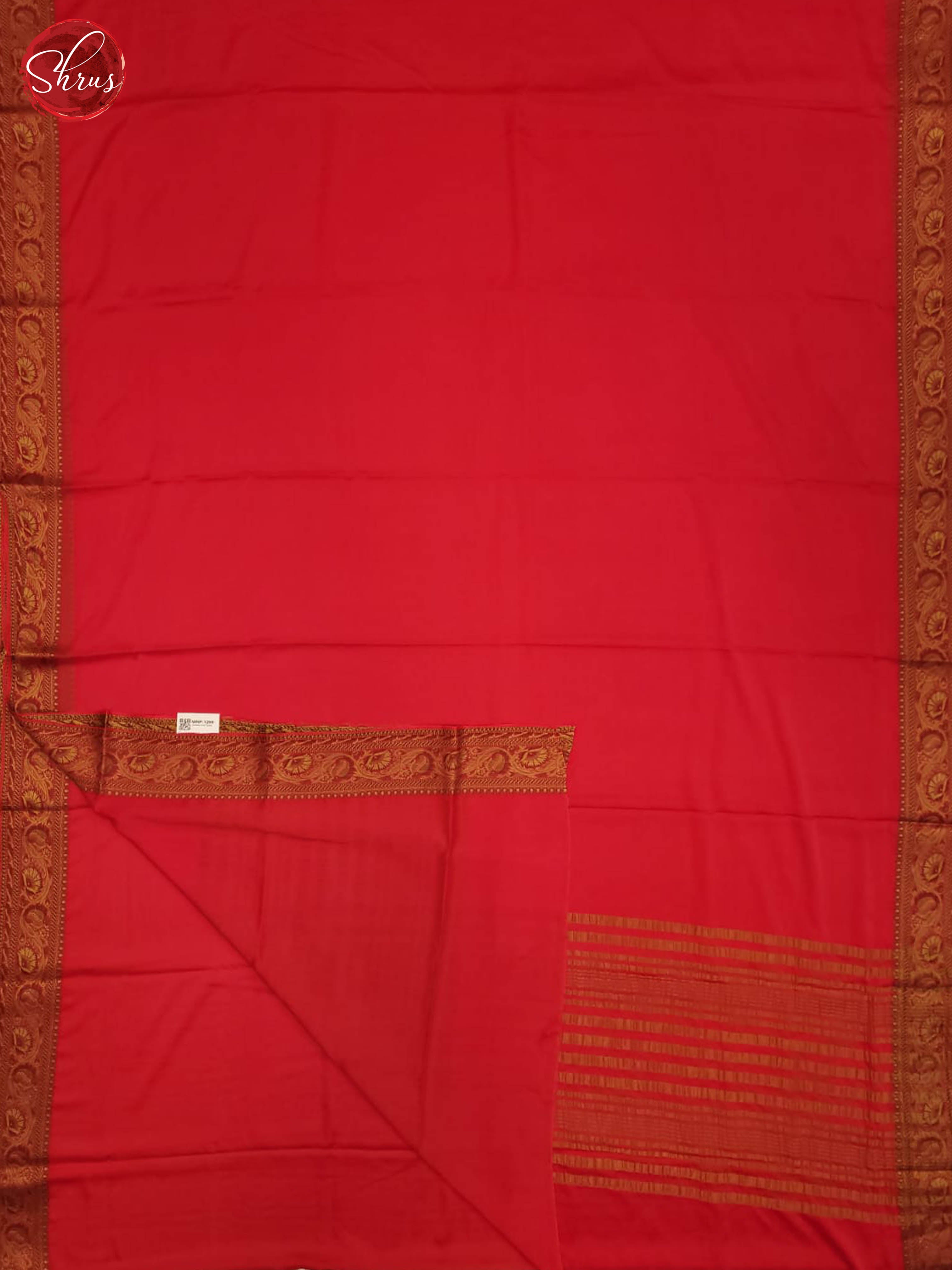 pink(Single Tone)- Semi Mysore Silk Saree - Shop on ShrusEternity.com