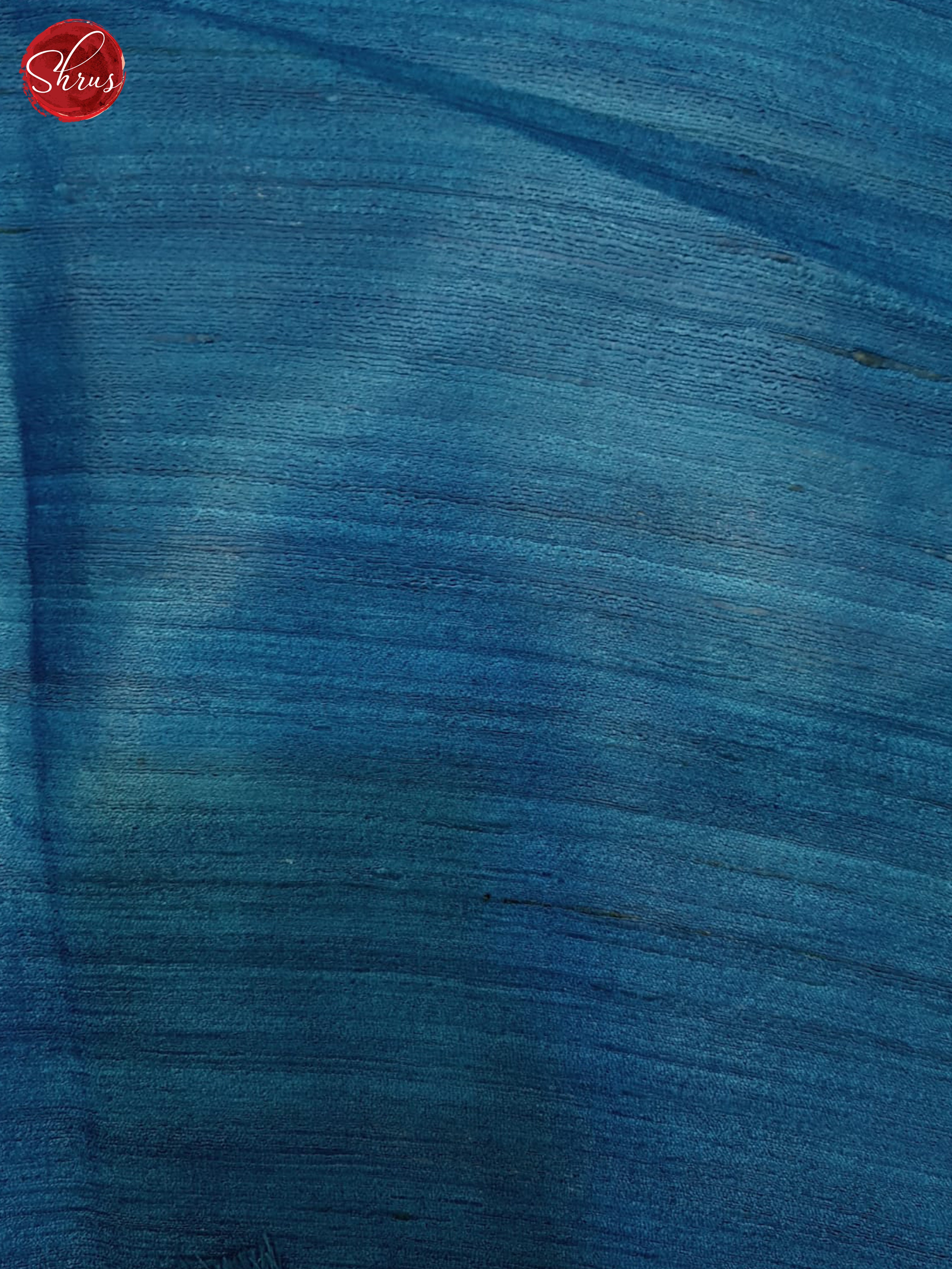 Pink & Blue - Gicha Silk Saree - Shop on ShrusEternity.com