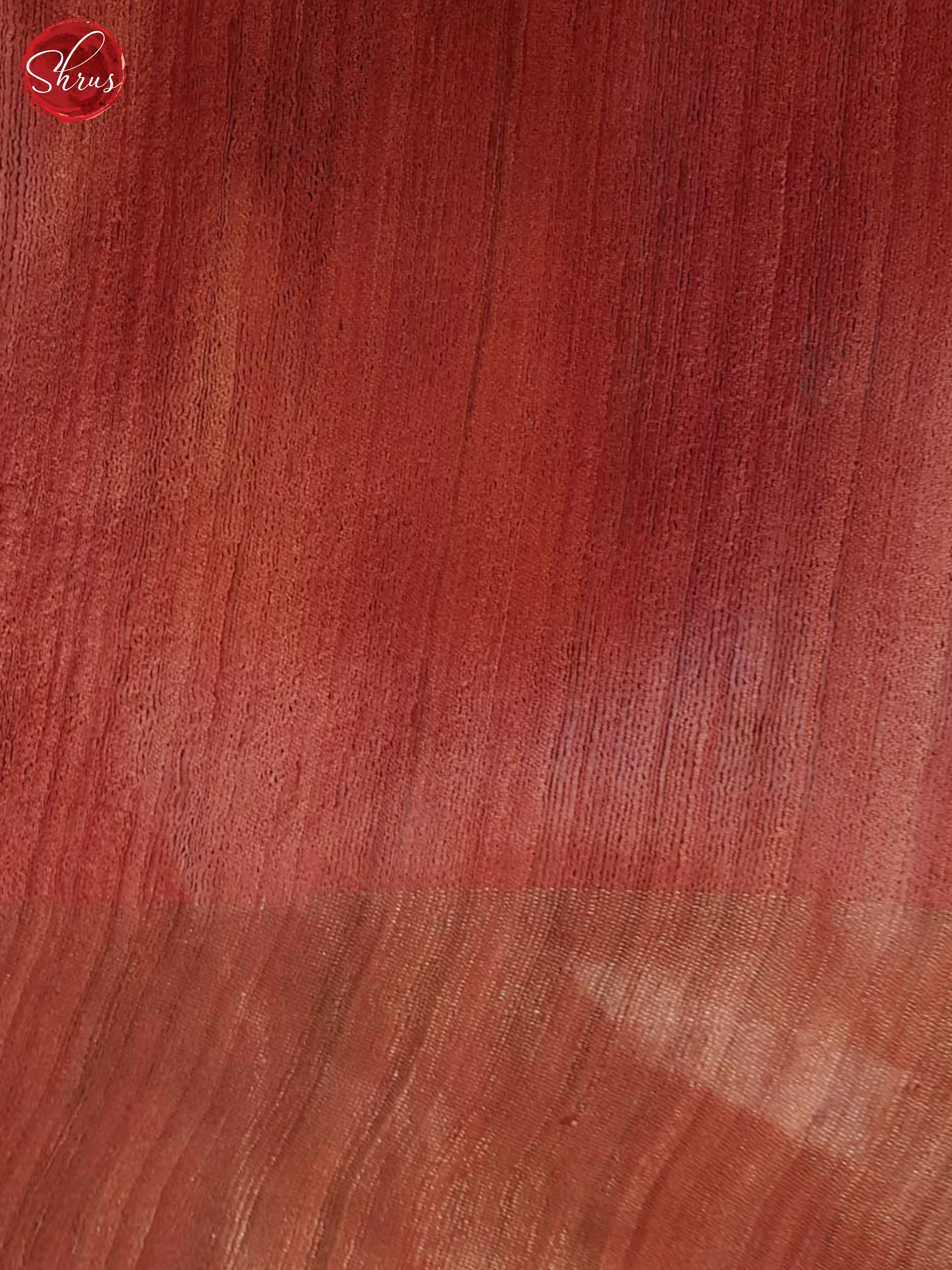 Egg plant Grey & Red - Gicha Silk Saree - Shop on ShrusEternity.com