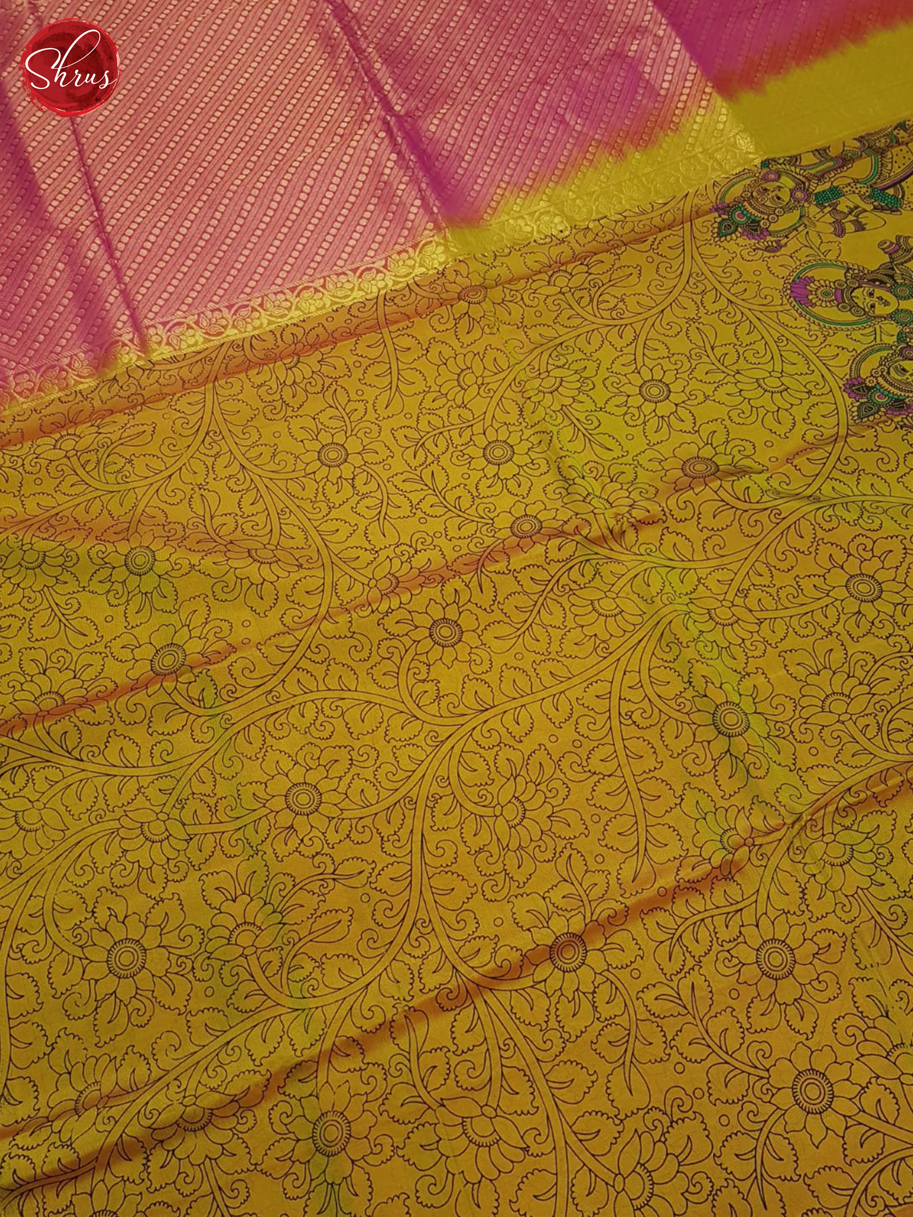 Honey & Pink - Soft Silk Halfpure Saree - Shop on ShrusEternity.com