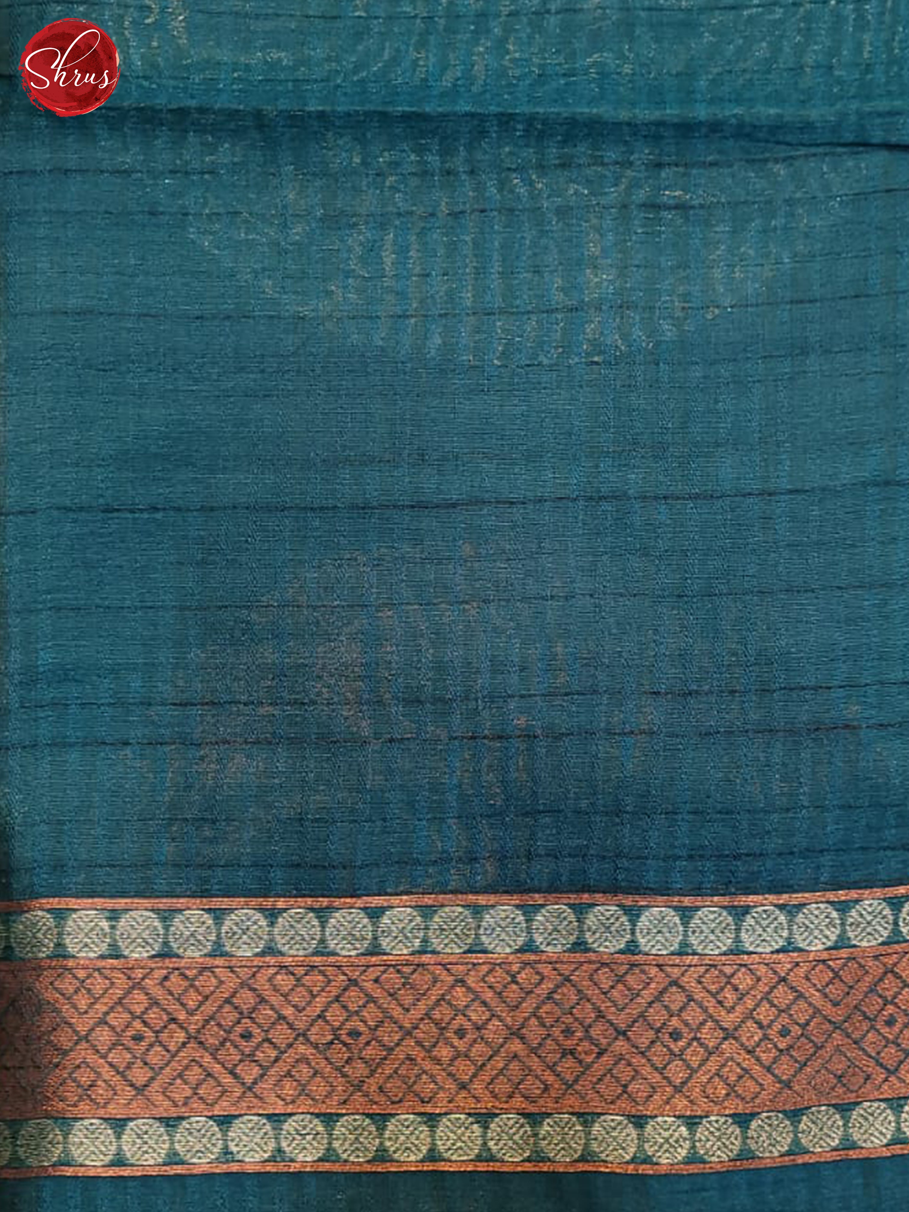 Blue(Single Tone) - Semi Dupion Saree - Shop on ShrusEternity.com