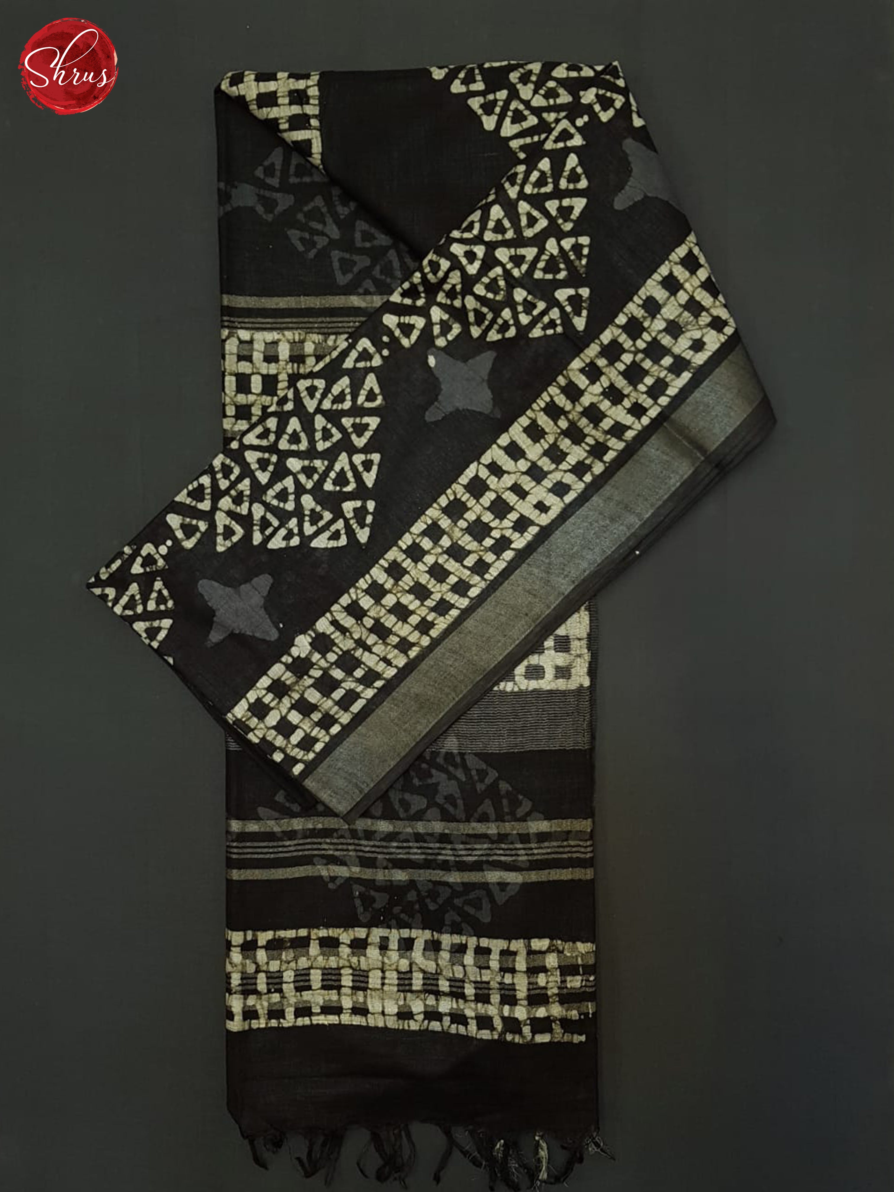 BHS05074 - Linen Cotton Saree - Shop on ShrusEternity.com